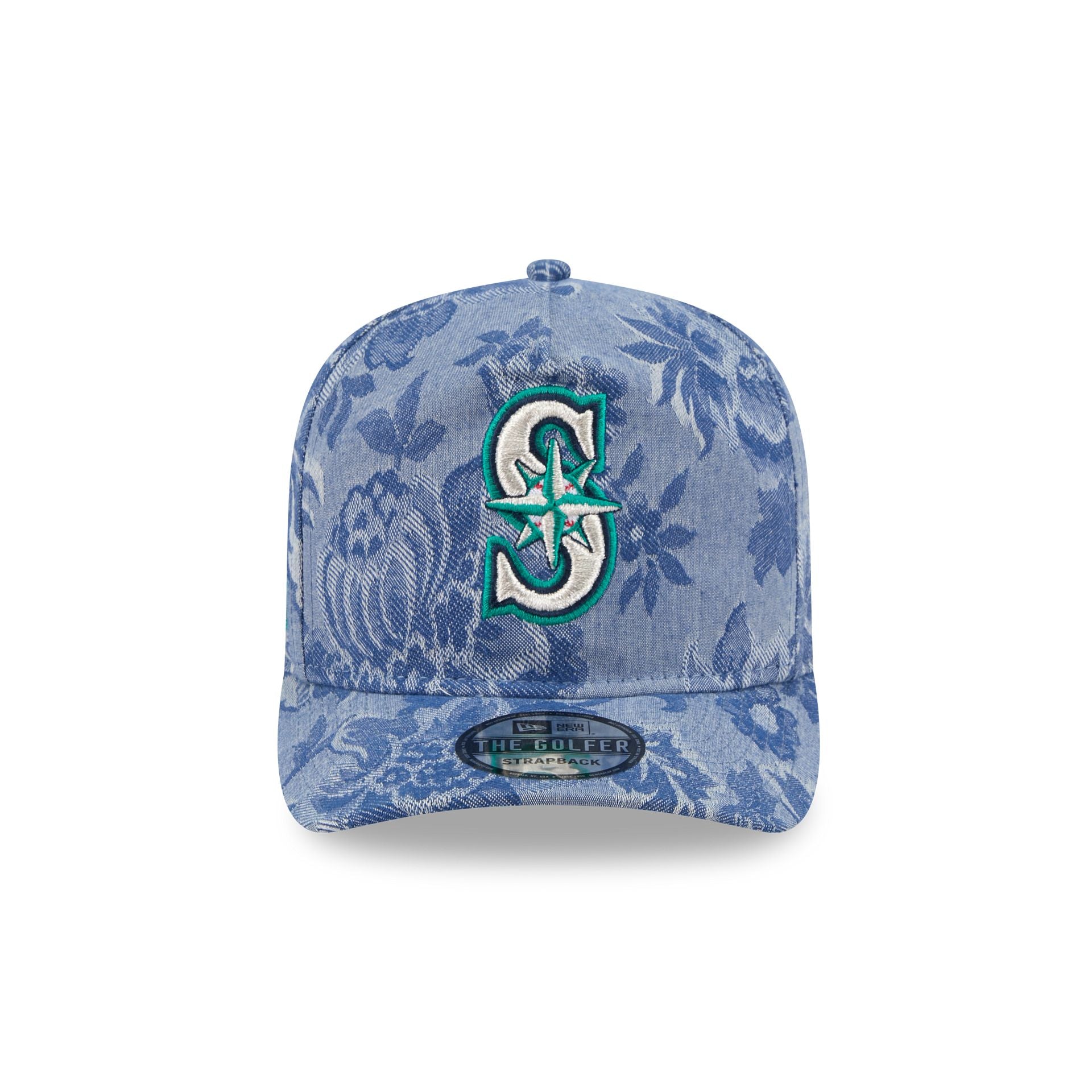 Seattle Mariners Denim Jacquard Golfer Hat