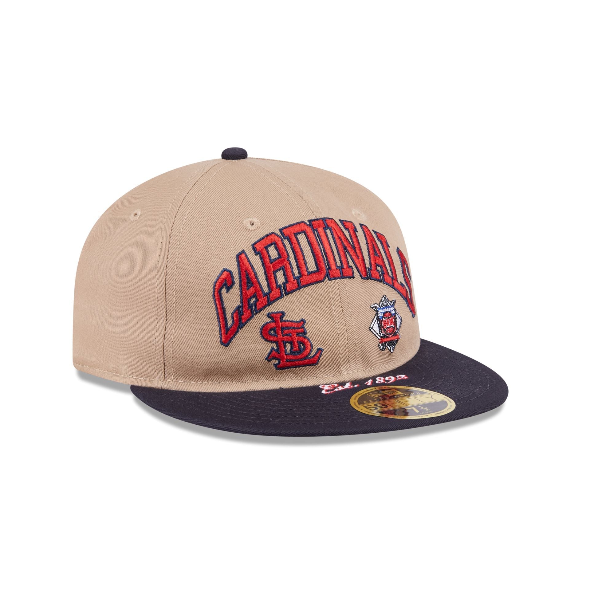 St. Louis Cardinals Camel Retro Crown 59FIFTY Fitted Hat