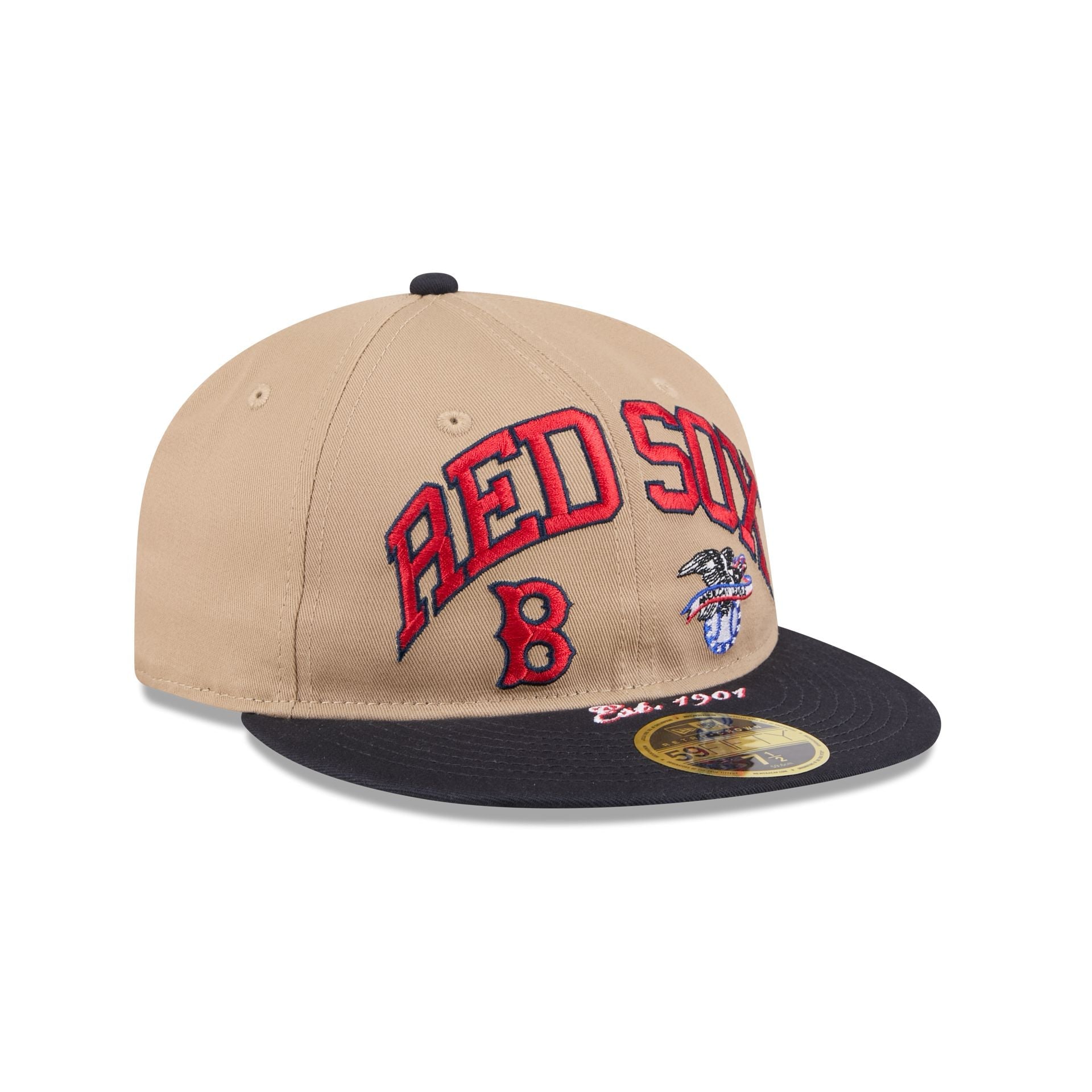 Boston Red Sox Camel Retro Crown 59FIFTY Fitted Hat