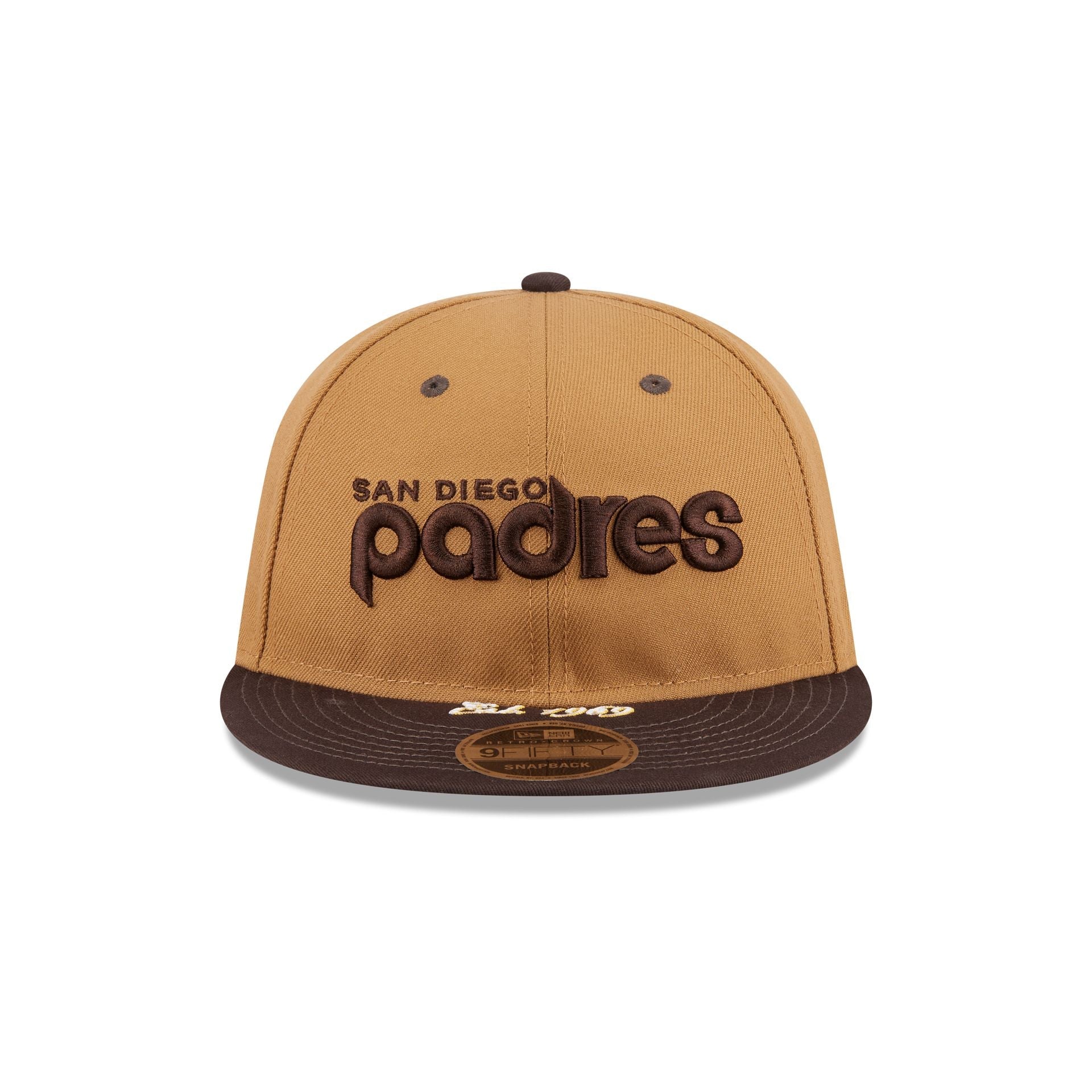 San Diego Padres Wheat Retro Crown 9FIFTY Snapback Hat