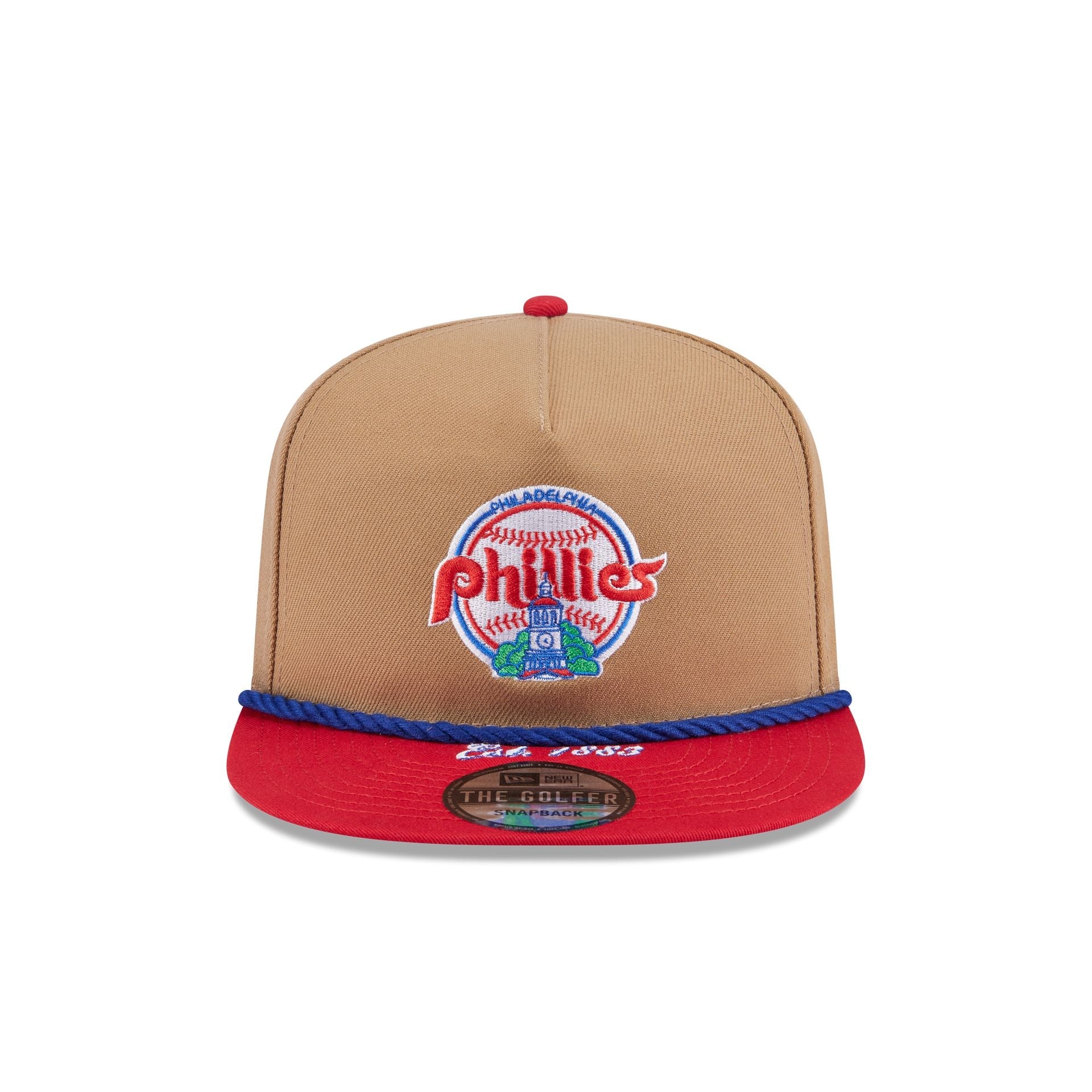 Philadelphia Phillies Khaki Rope Golfer Hat
