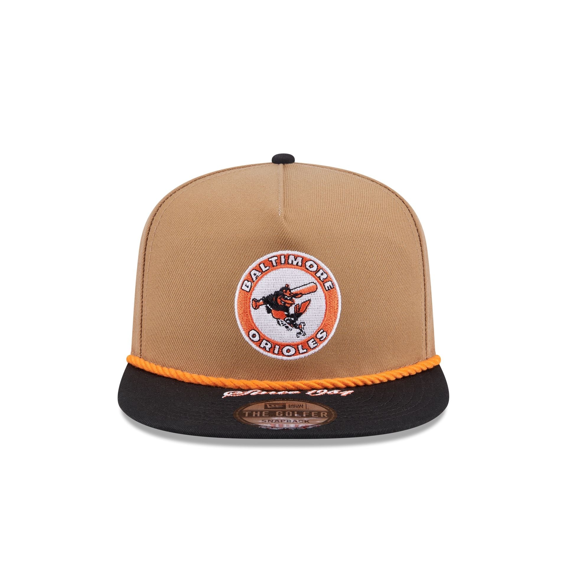 Baltimore Orioles Khaki Rope Golfer Hat