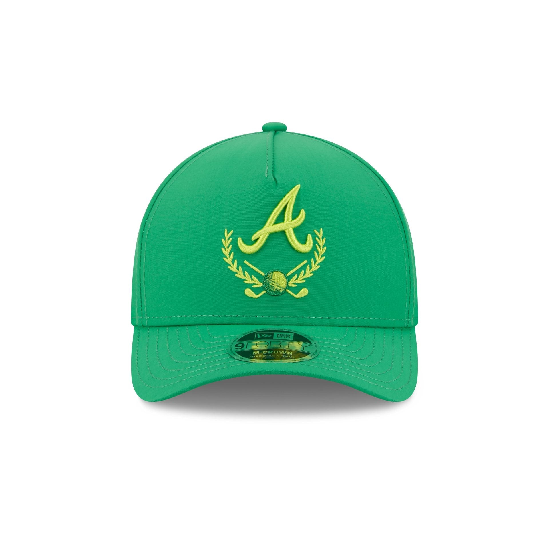 Atlanta Braves Tee Time 9FORTY M-Crown A-Frame Snapback Hat