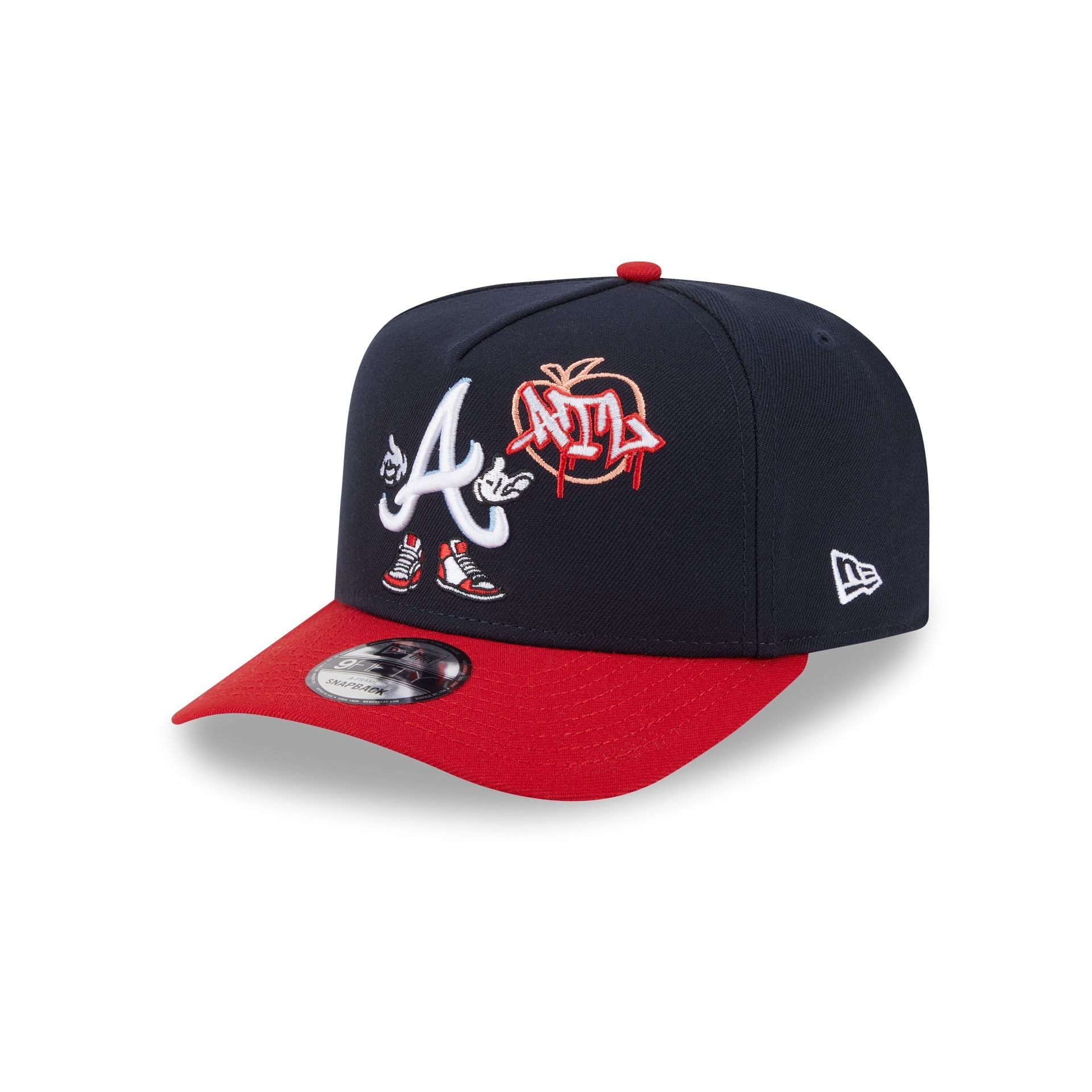 Atlanta Braves Cartoon 9FIFTY A-Frame Snapback Hat