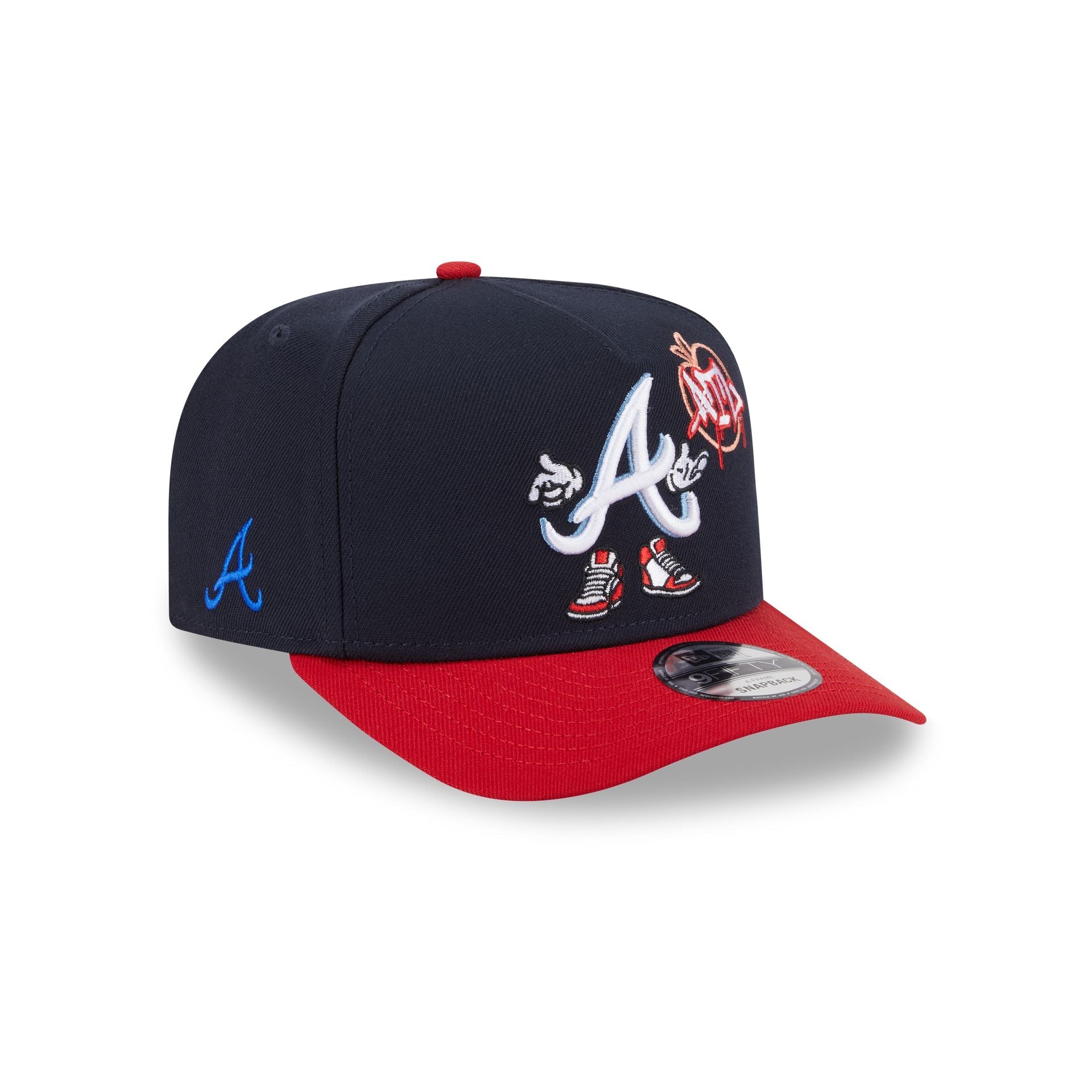 Atlanta Braves Cartoon 9FIFTY A-Frame Snapback Hat