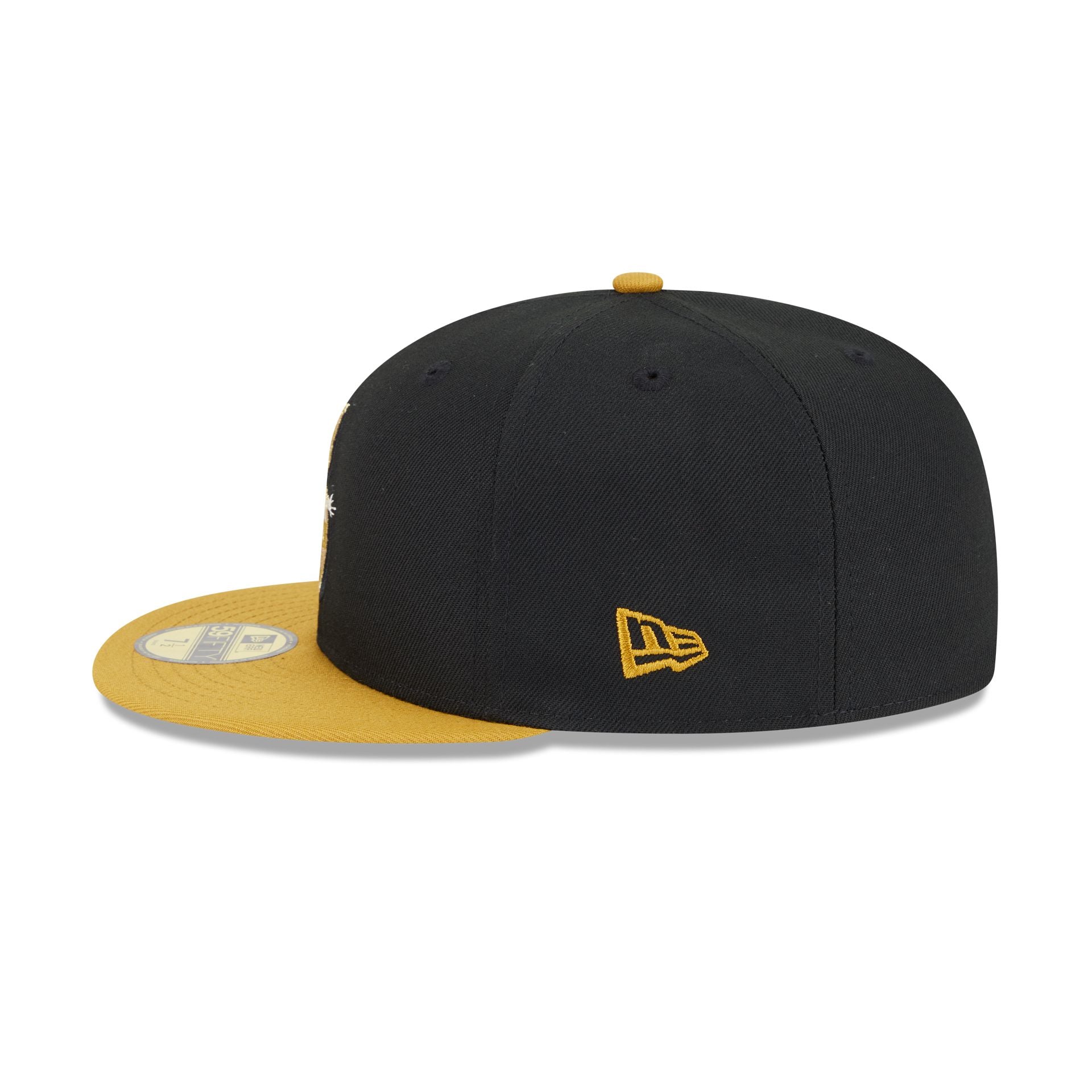 Seattle Mariners Metallic Gold Logo 59FIFTY Fitted Hat