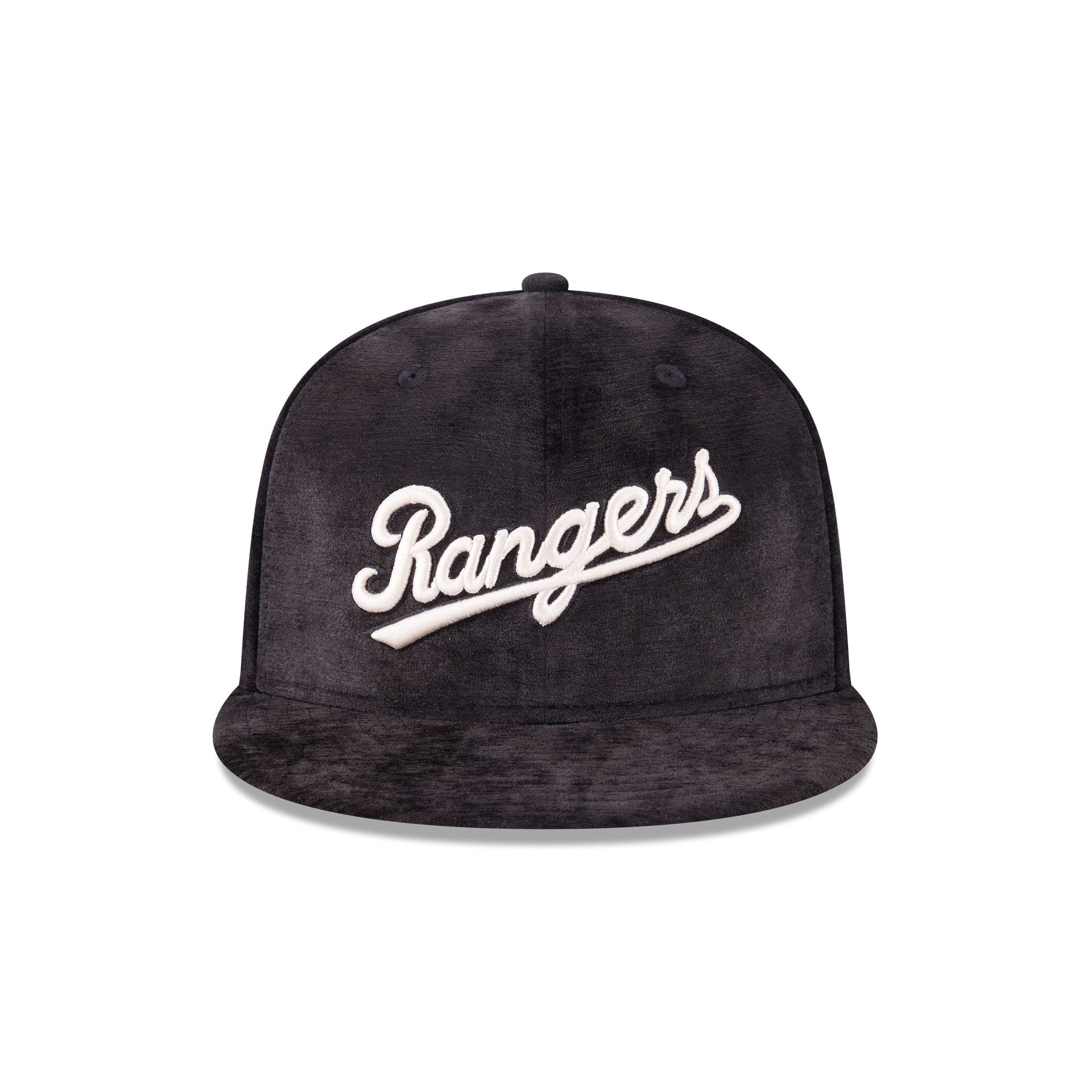 Texas Rangers Black Velvet 59FIFTY Fitted Hat