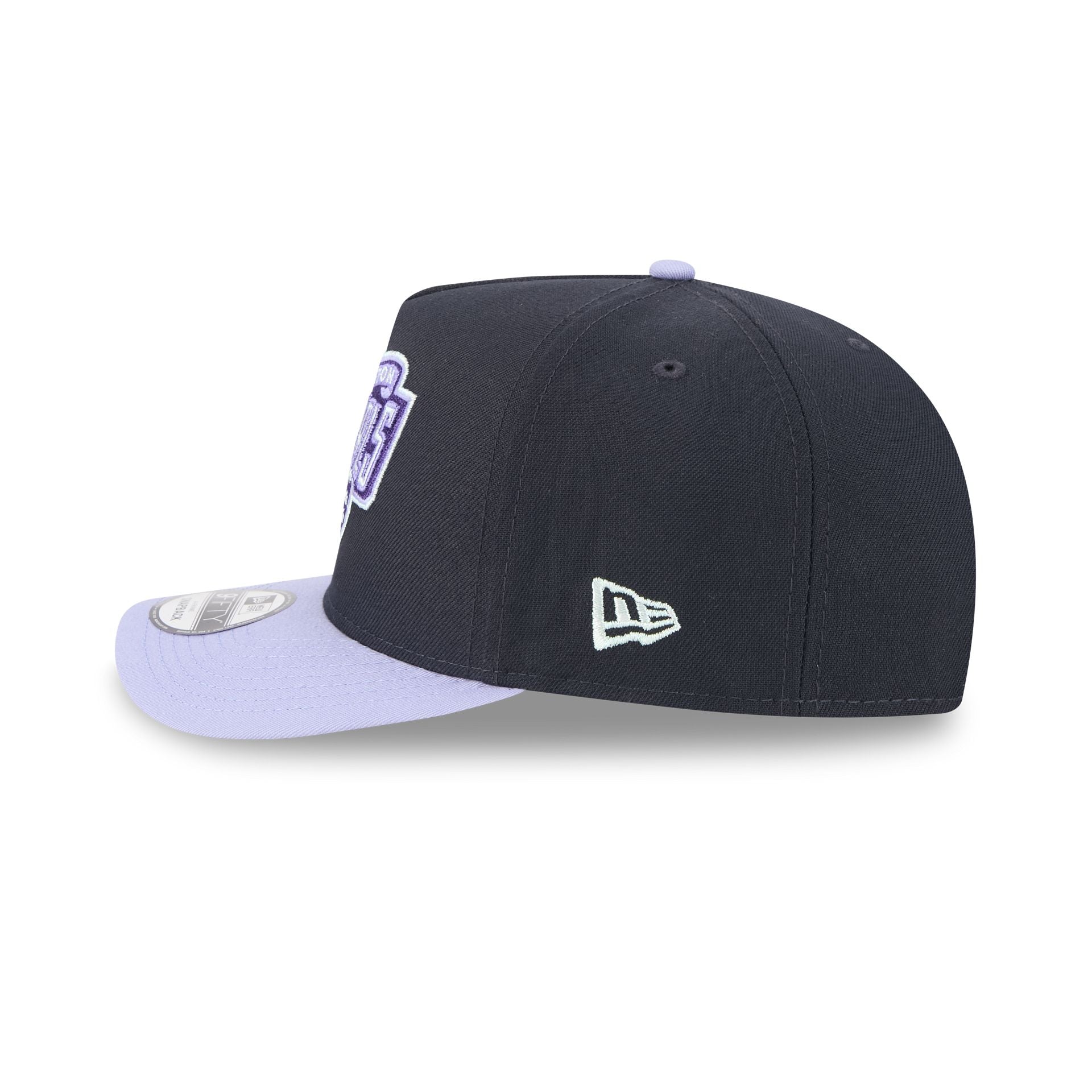 Washington Nationals Navy Lavender 9FIFTY A-Frame Snapback Hat