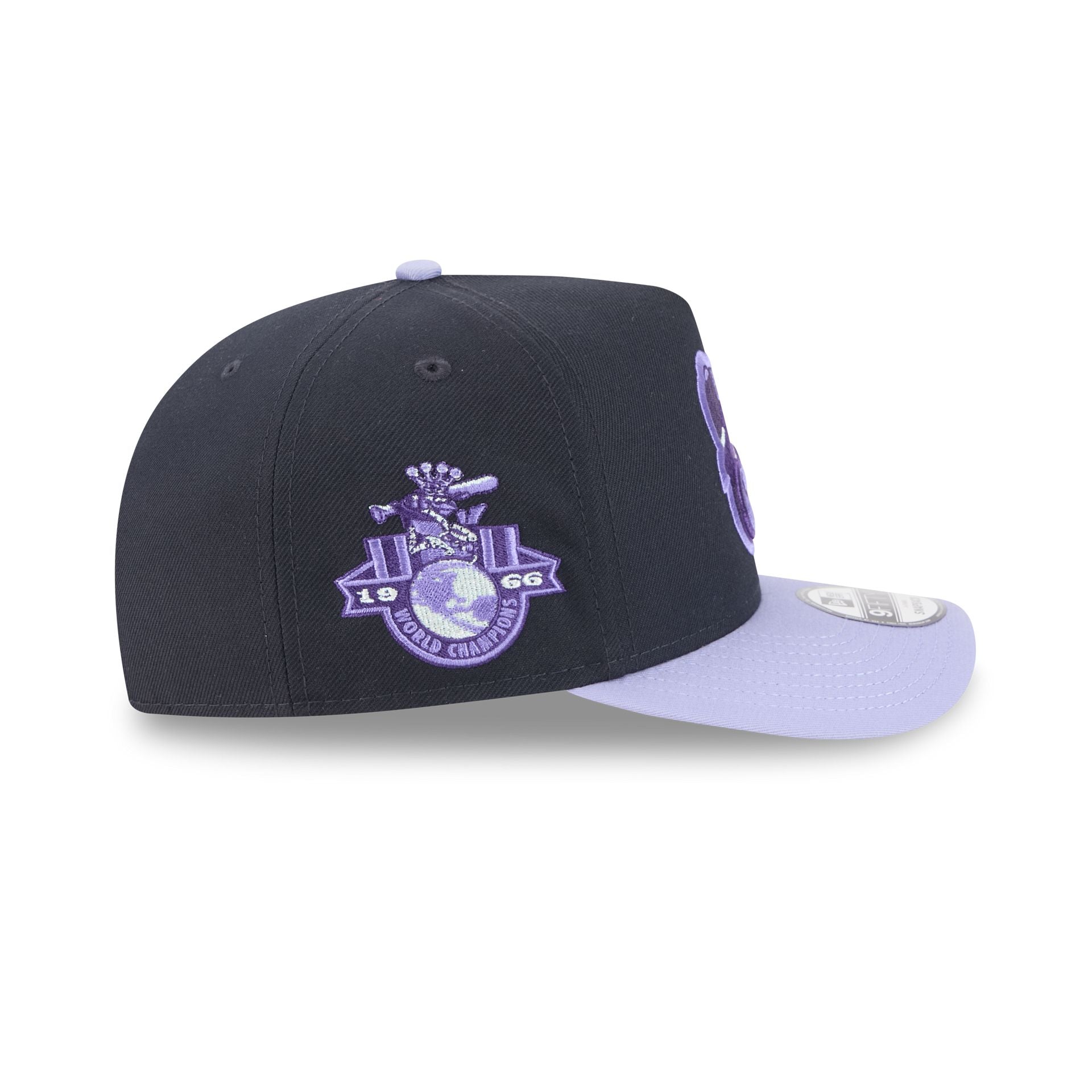 Baltimore Orioles Navy Lavender 9FIFTY A-Frame Snapback Hat