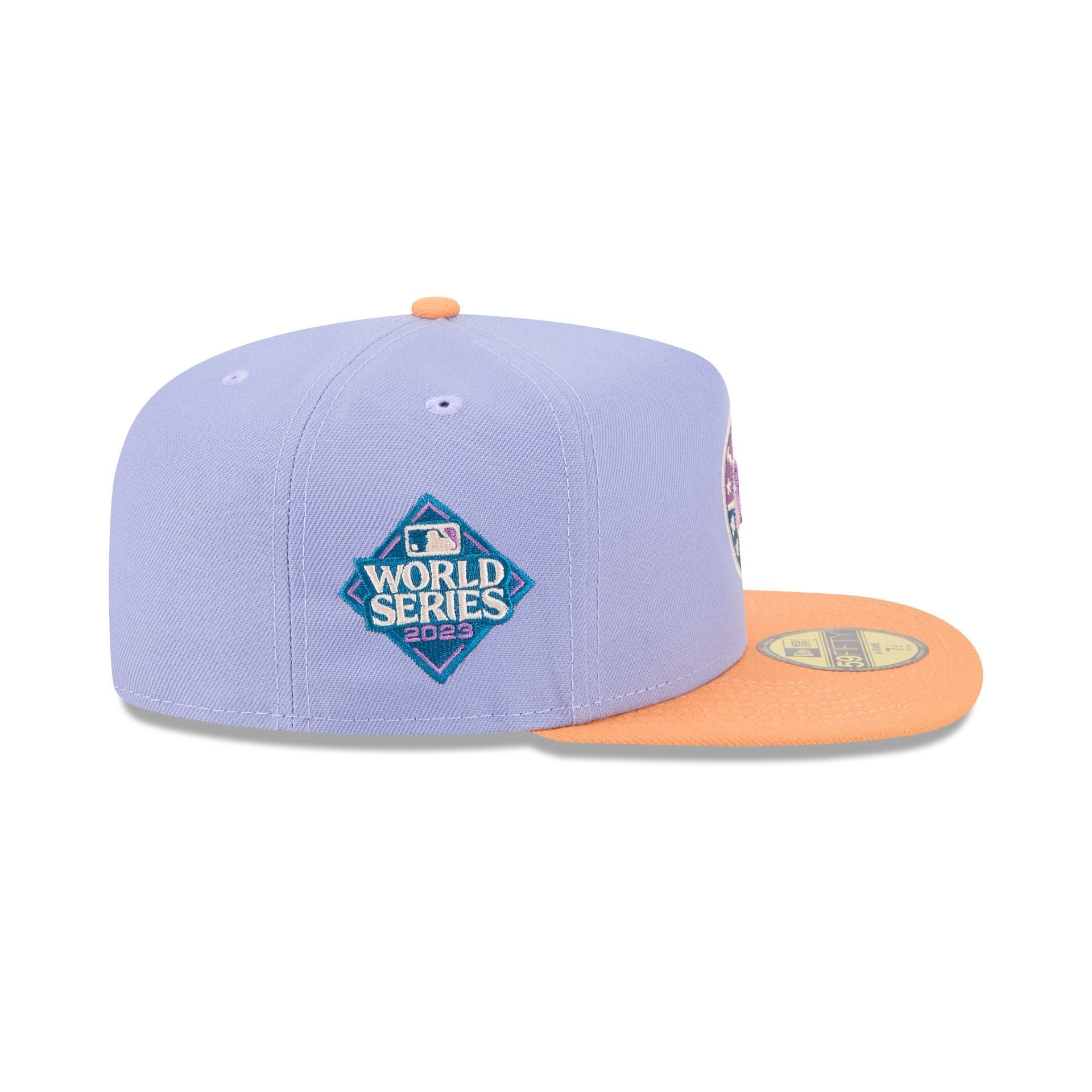 Texas Rangers Lavender 59FIFTY A-Frame Fitted Hat