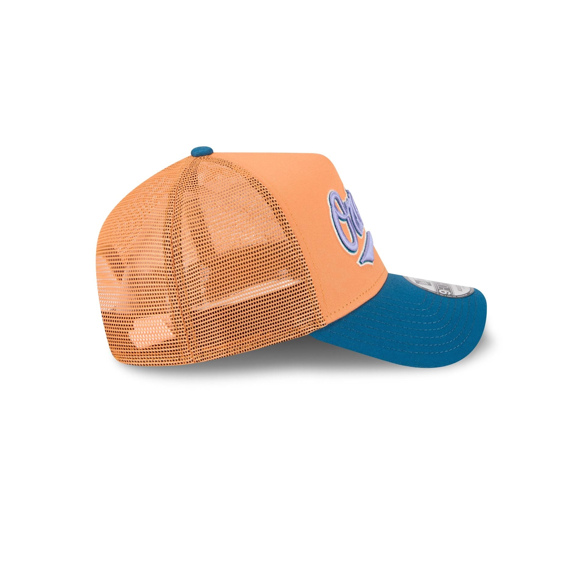 Baltimore Orioles Orange Glaze 9FORTY A-Frame Trucker Hat