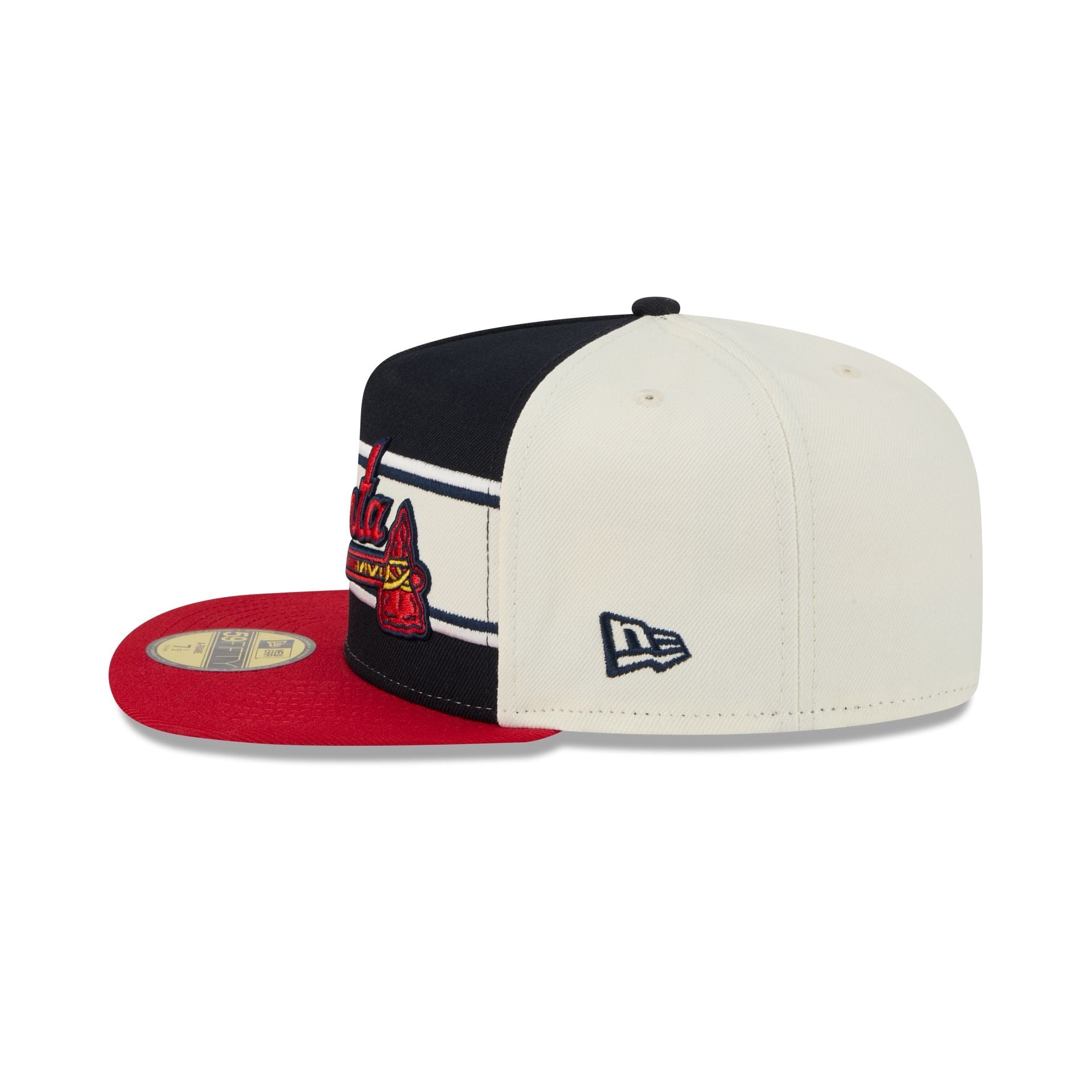 Atlanta Braves Summer Derby 59FIFTY A-Frame Fitted Hat