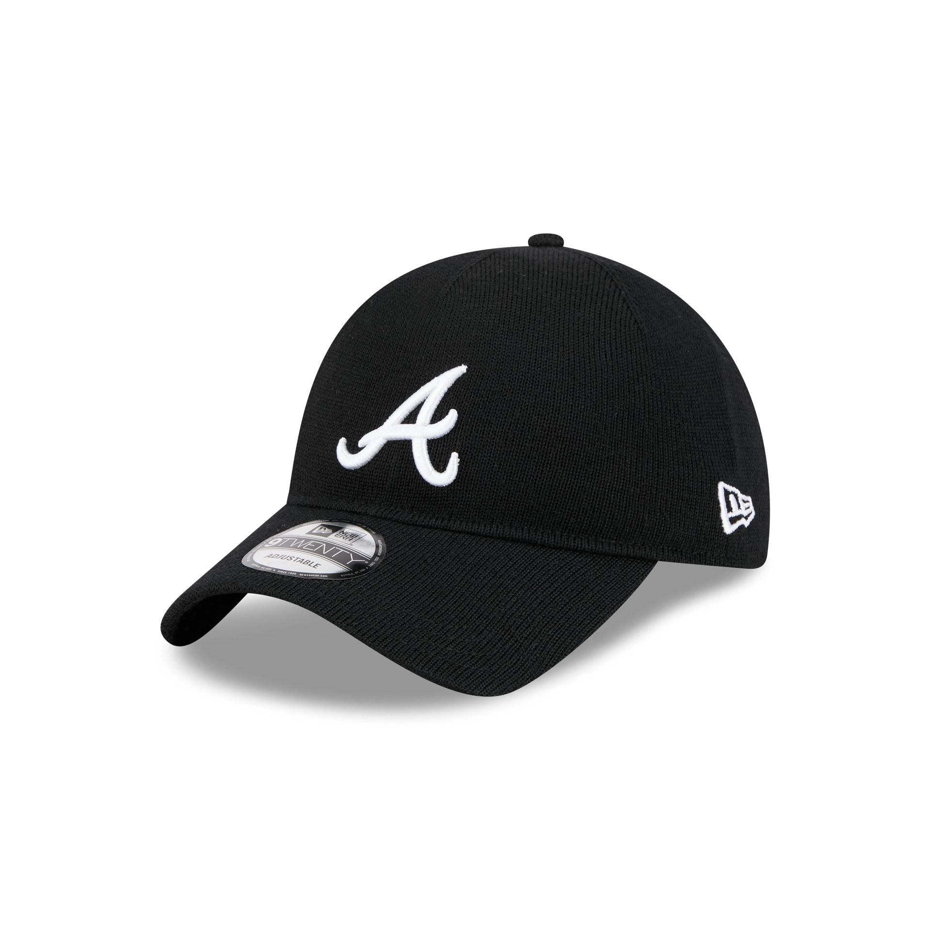 Atlanta Braves Merino Wool Black 9TWENTY Adjustable Hat