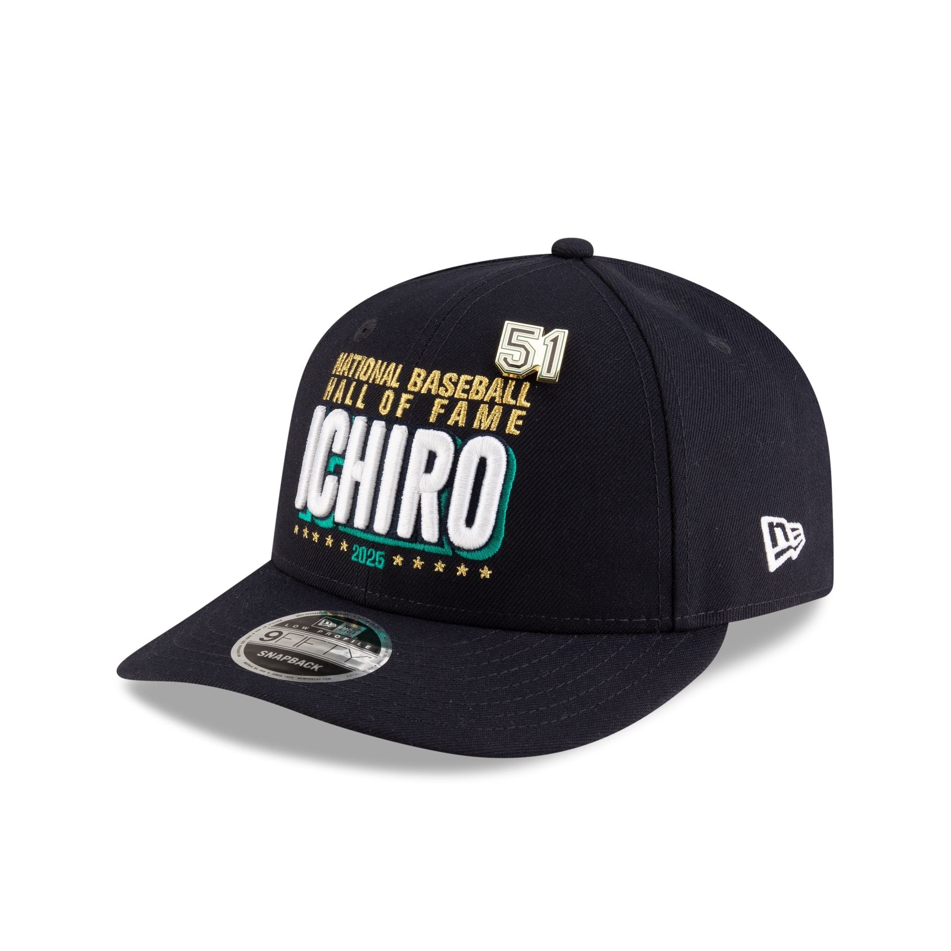 Seattle Mariners Hall of Fame 2025 Ichiro Suzuki Low Profile 9FIFTY Snapback Hat