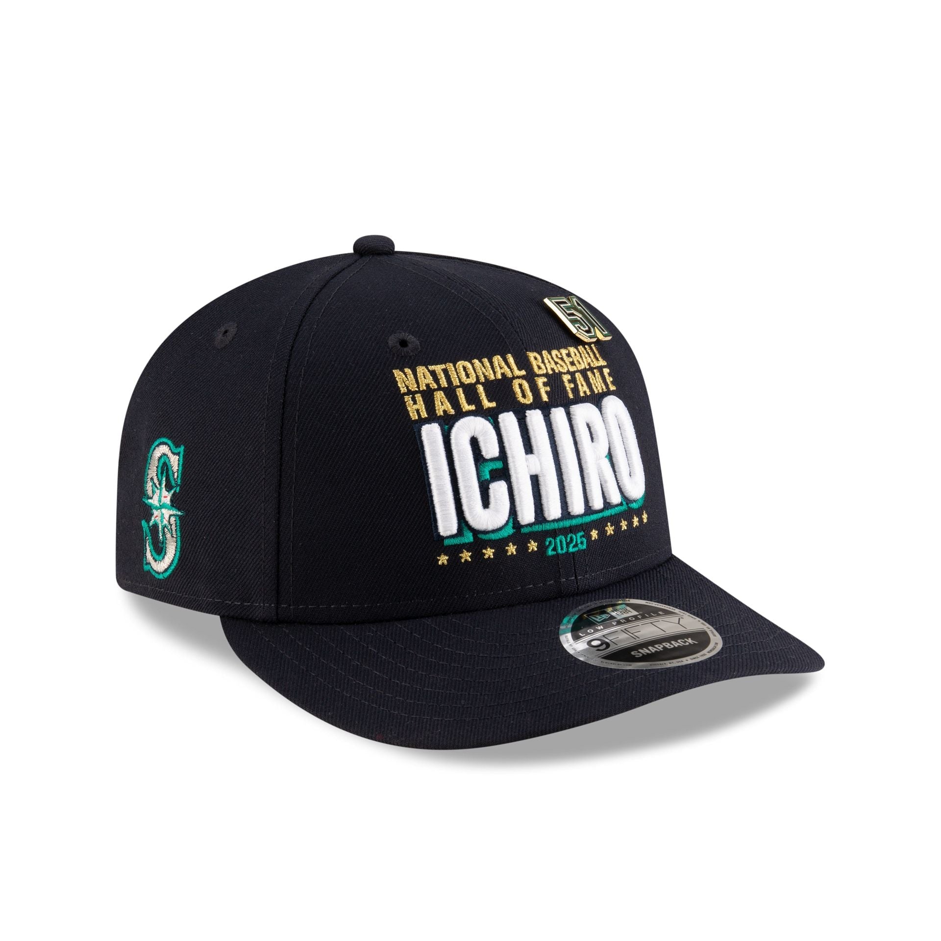 Seattle Mariners Hall of Fame 2025 Ichiro Suzuki Low Profile 9FIFTY Snapback Hat