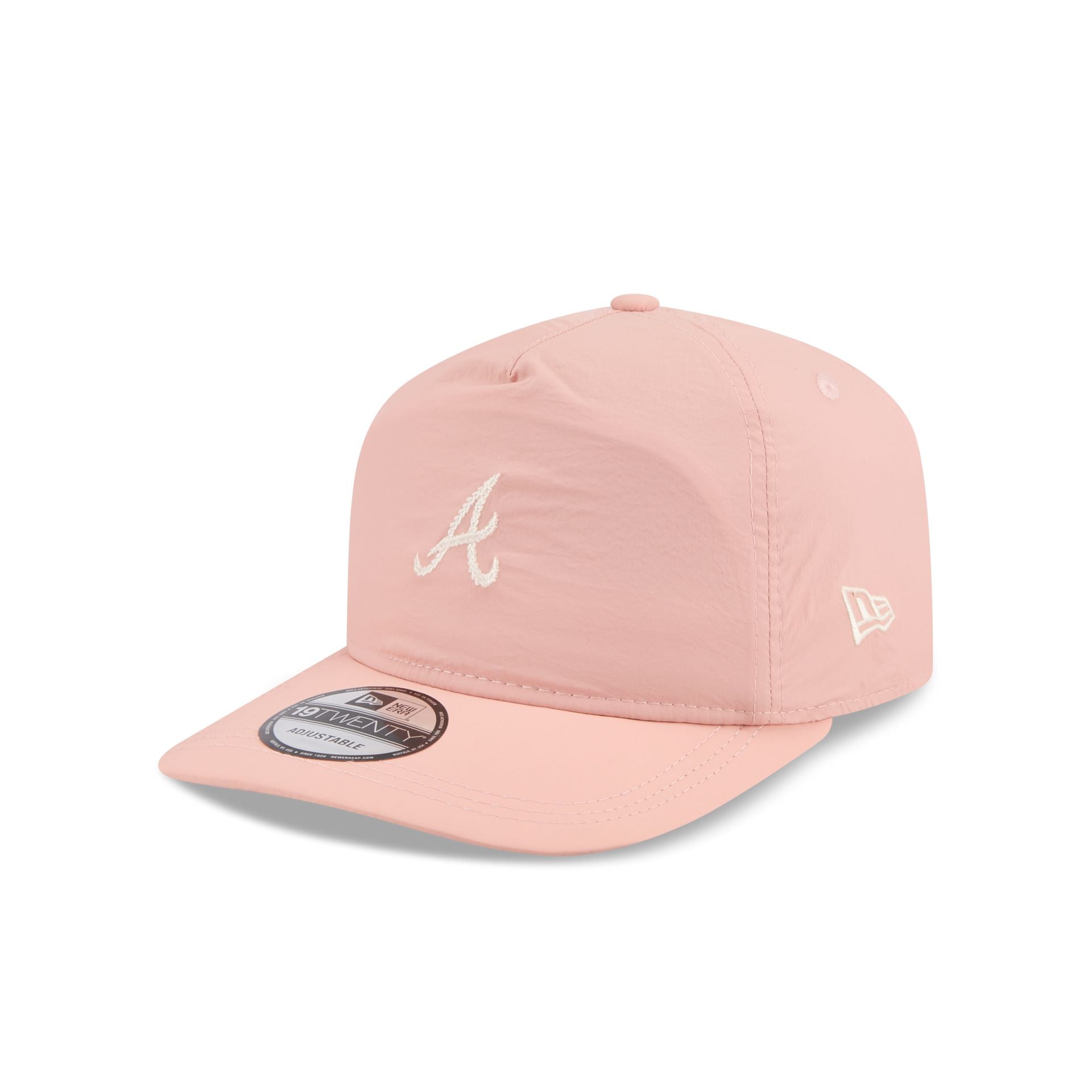 Atlanta Braves Blush Crinkle 19TWENTY Adjustable Hat