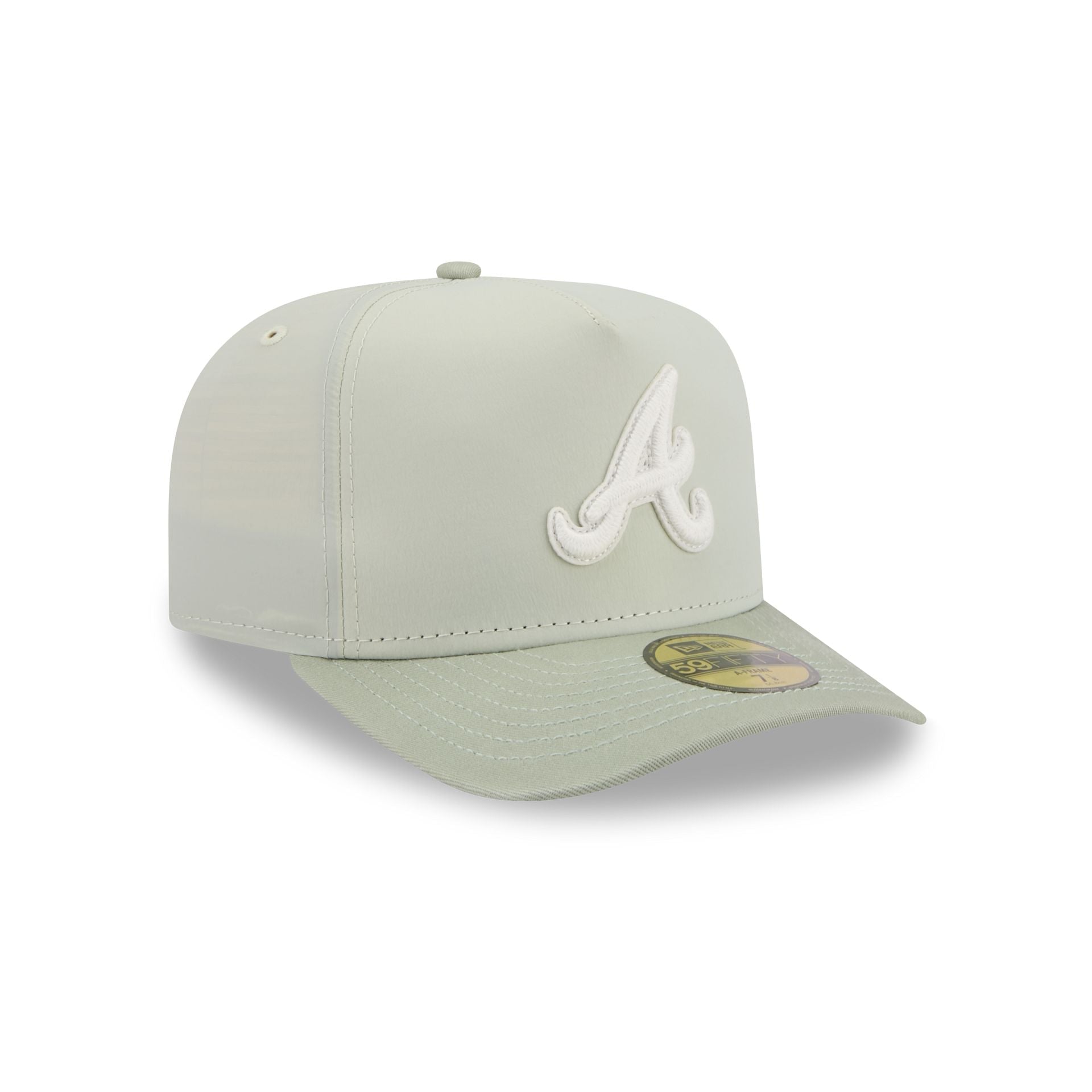 Atlanta Braves Crinkle 59FIFTY A-Frame Fitted Hat