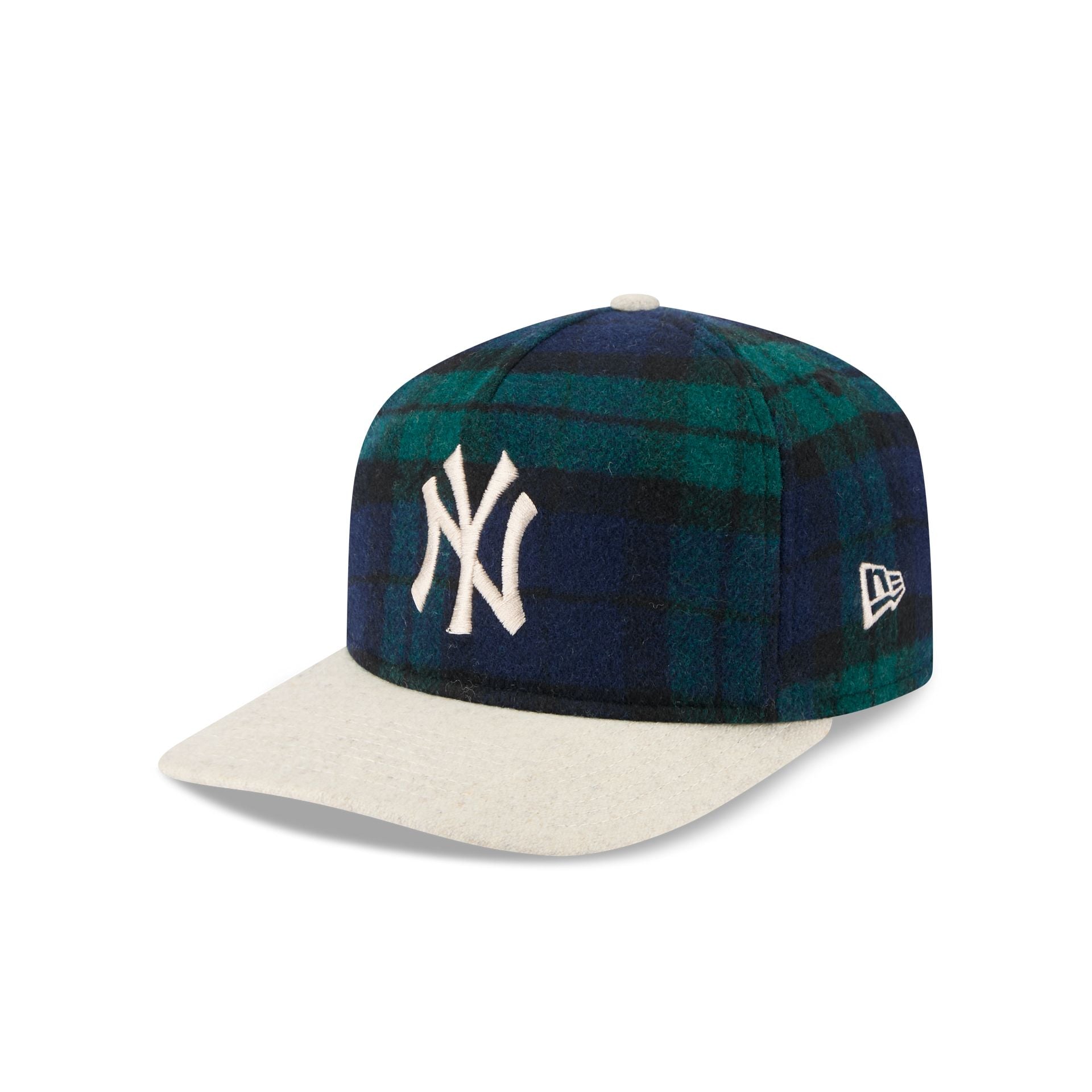 New York Yankees Plaid Letterman 19TWENTY Adjustable Hat