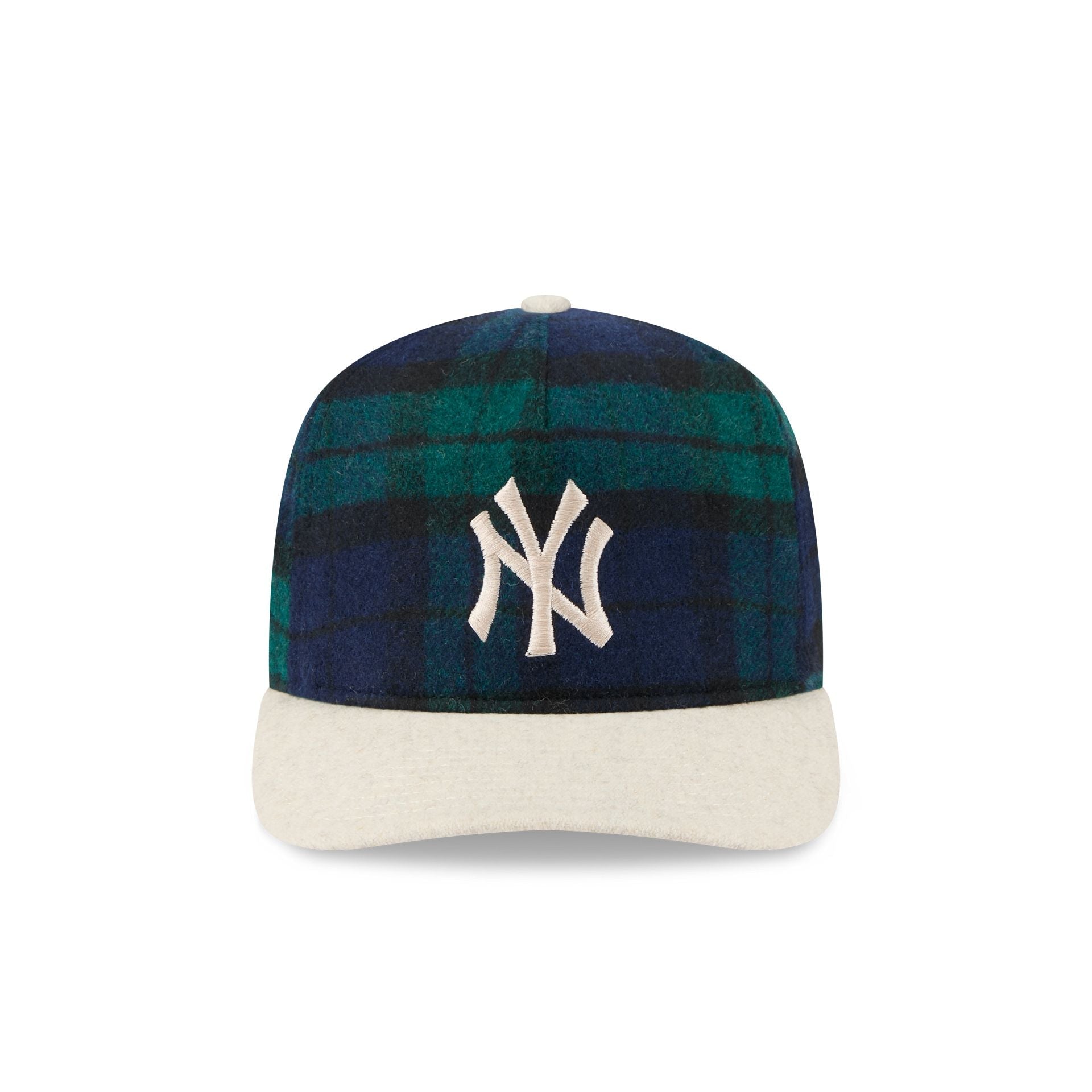New York Yankees Plaid Letterman 19TWENTY Adjustable Hat