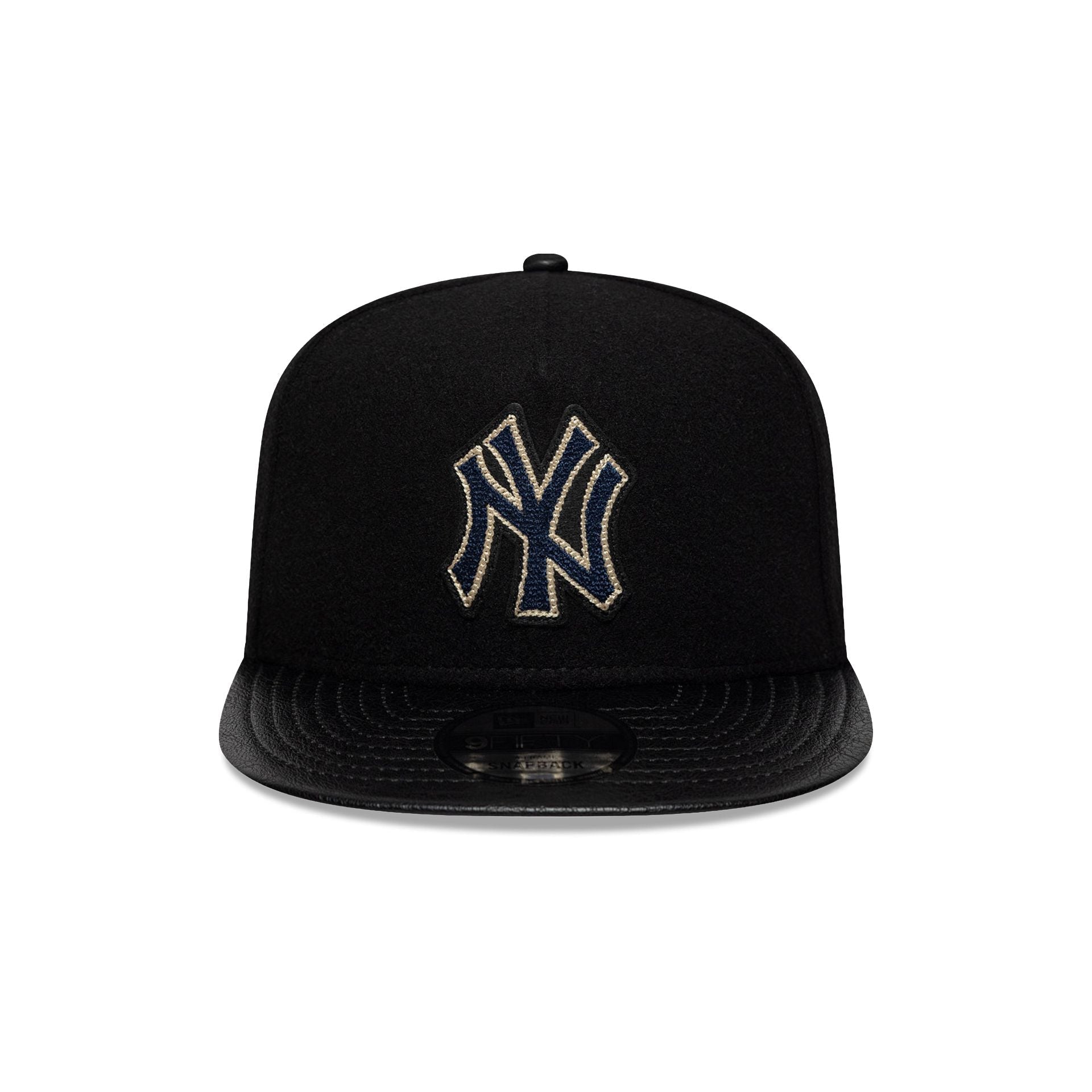 New York Yankees Wool Letterman 9FIFTY A-Frame Snapback Hat