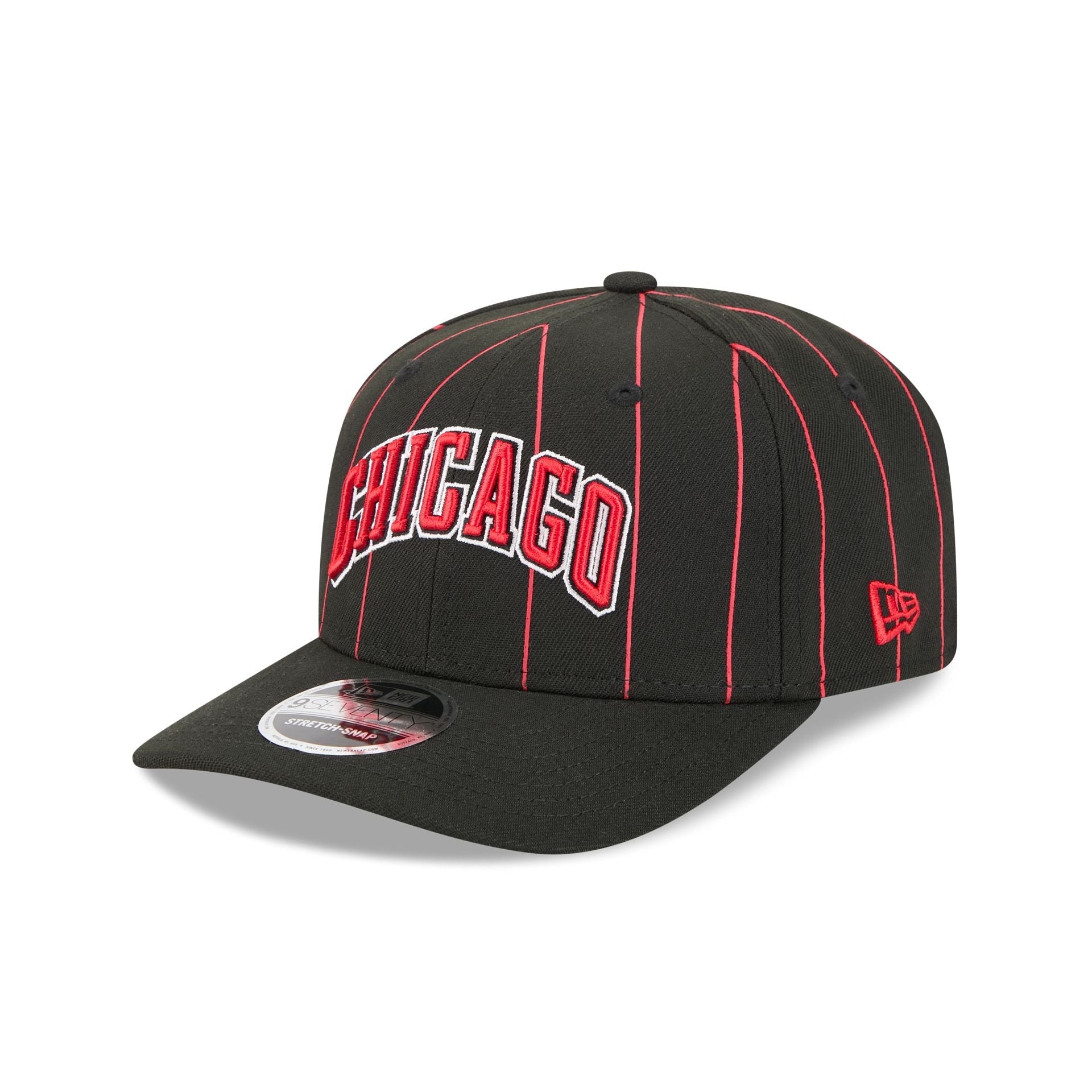 Chicago Bulls 2025 Statement Edition 9SEVENTY Stretch-Snap Hat