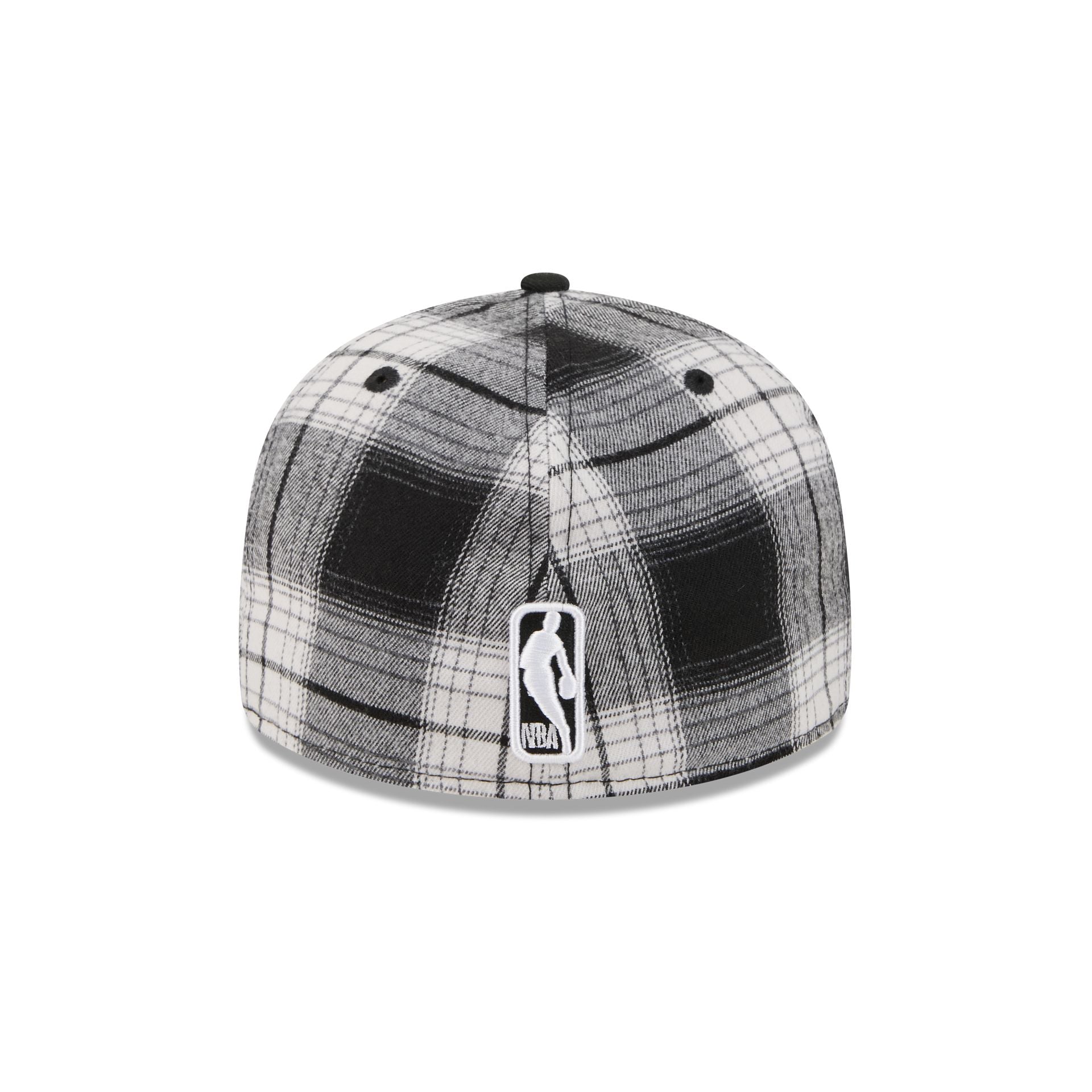 Chicago Bulls Grunge Plaid Retro Crown 59FIFTY Fitted Hat