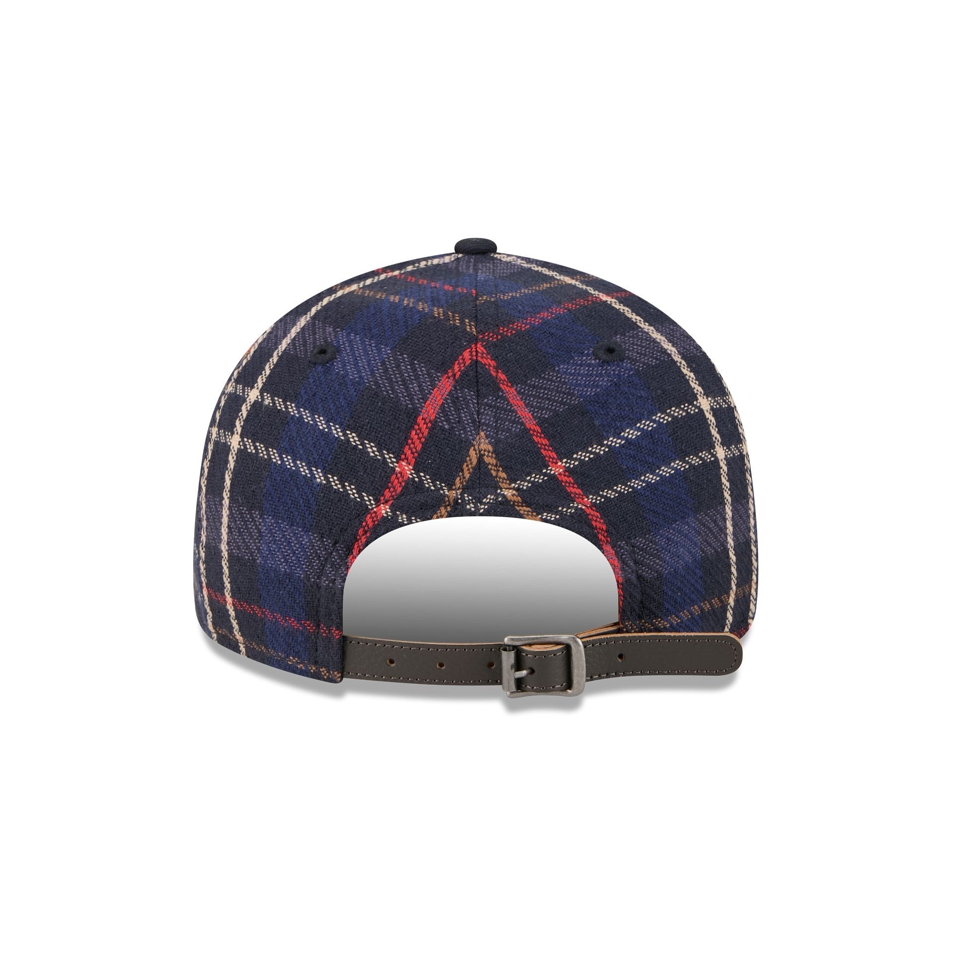 Atlanta Braves Grunge Plaid Retro Crown 9FIFTY Adjustable Hat