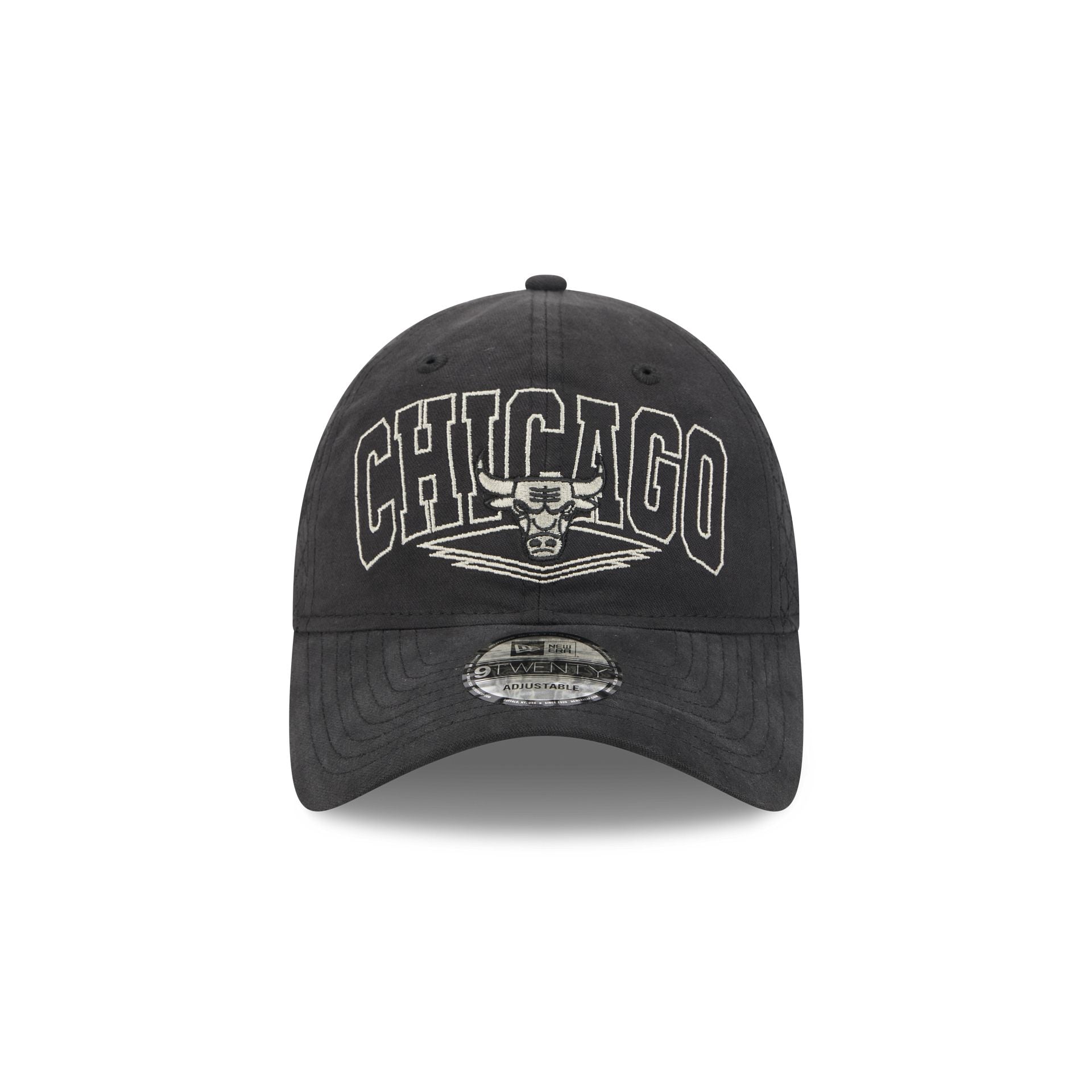 Chicago Bulls Quilted Wordmark 9TWENTY Adjustable Hat