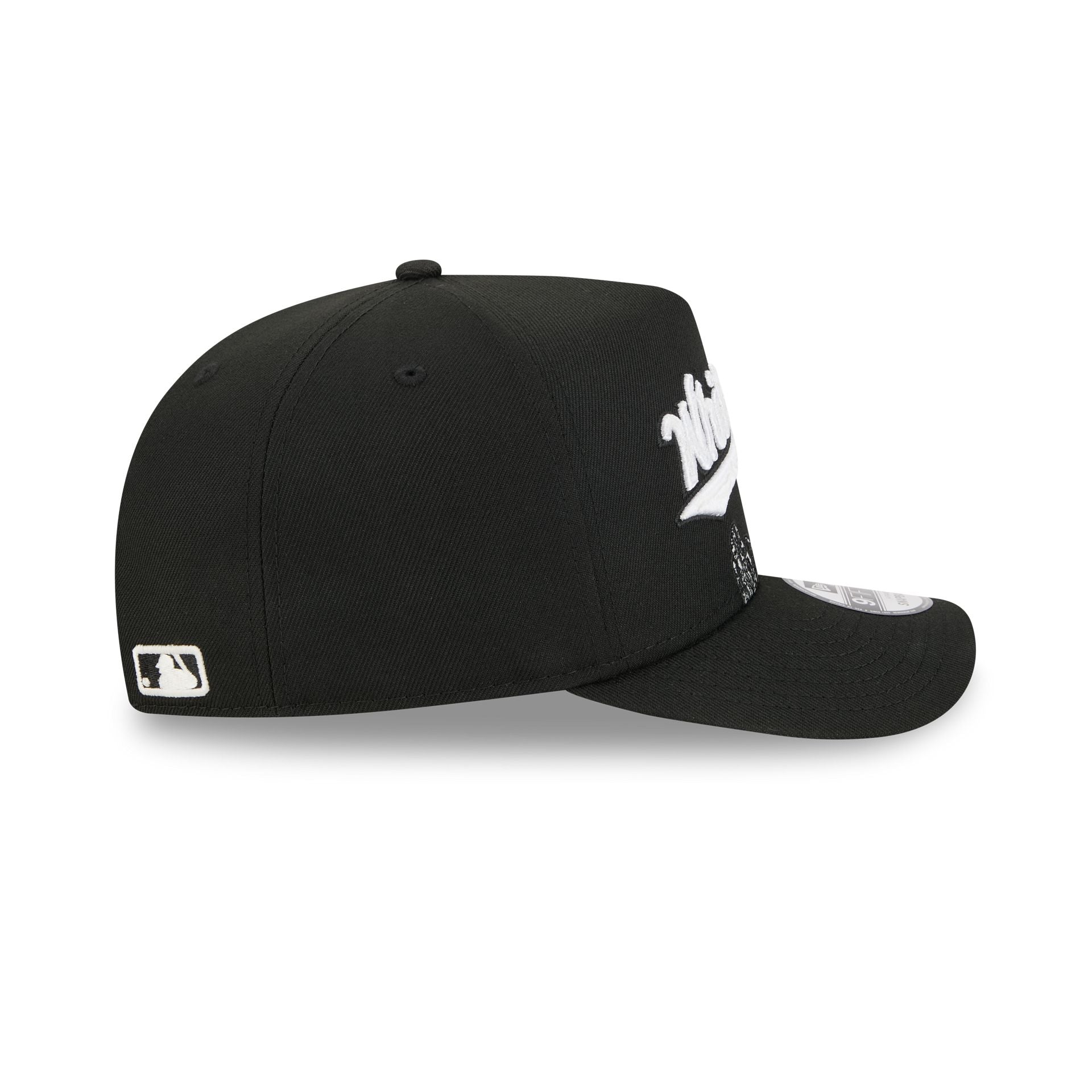 Chicago White Sox Skeletal Script 9FIFTY A-Frame Snapback Hat