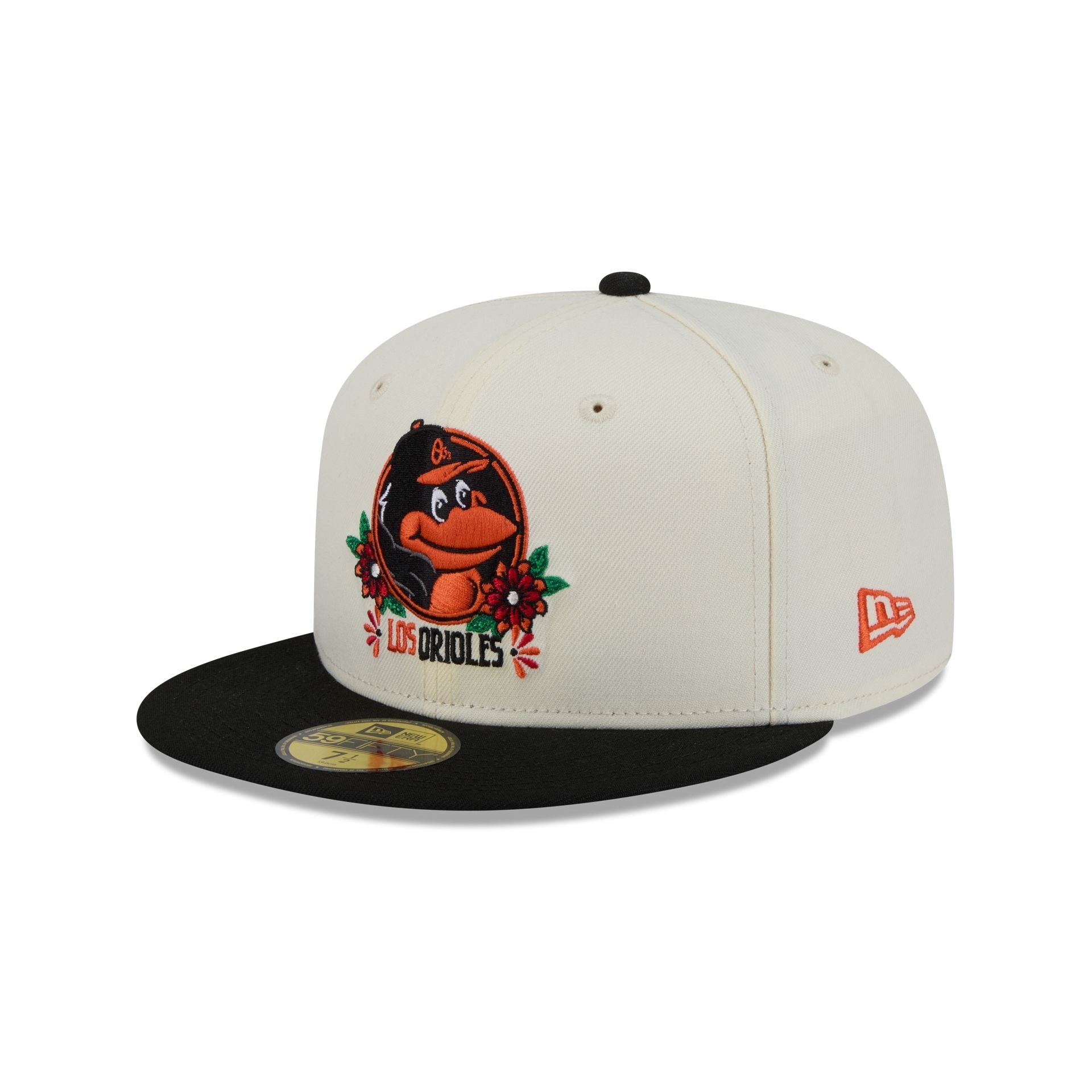Baltimore Orioles Day of the Dead Sugar Skull Mascot 59FIFTY Fitted Hat
