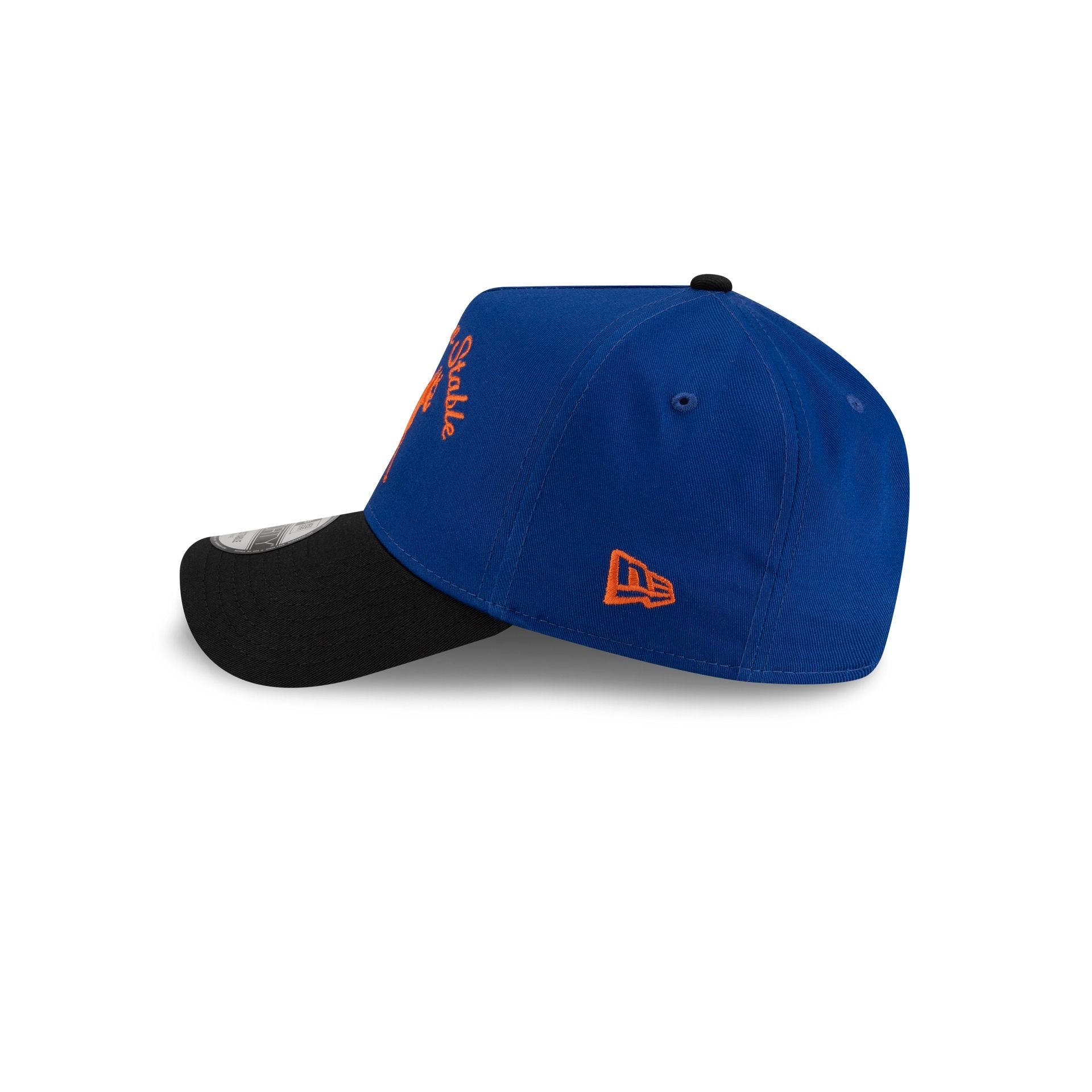 Siegelman Stable x New York Mets Black Visor 9FORTY A-Frame Snapback Hat