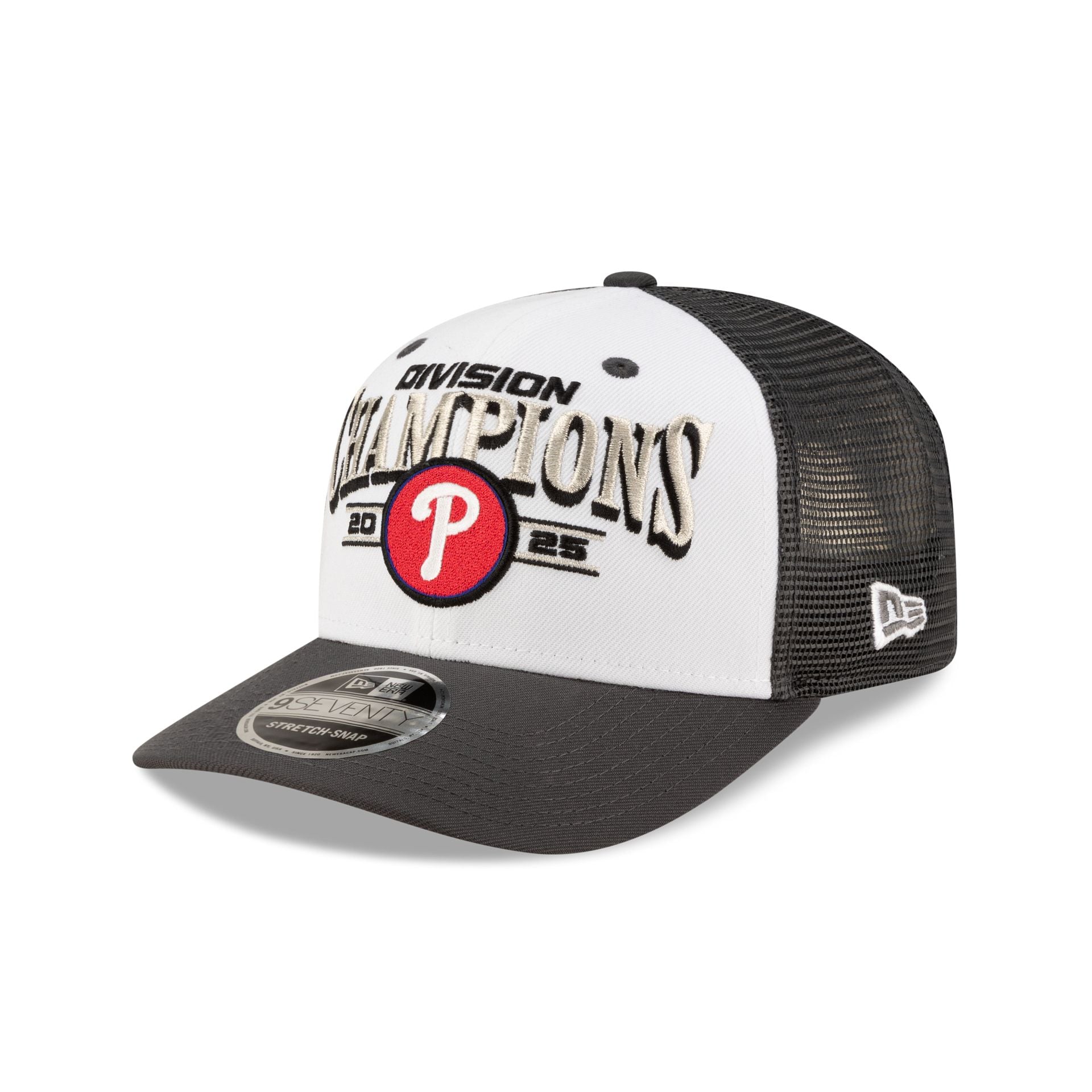 Philadelphia Phillies 2025 Regular Season Division Champions Locker Room 9SEVENTY Stretch-Snap Hat