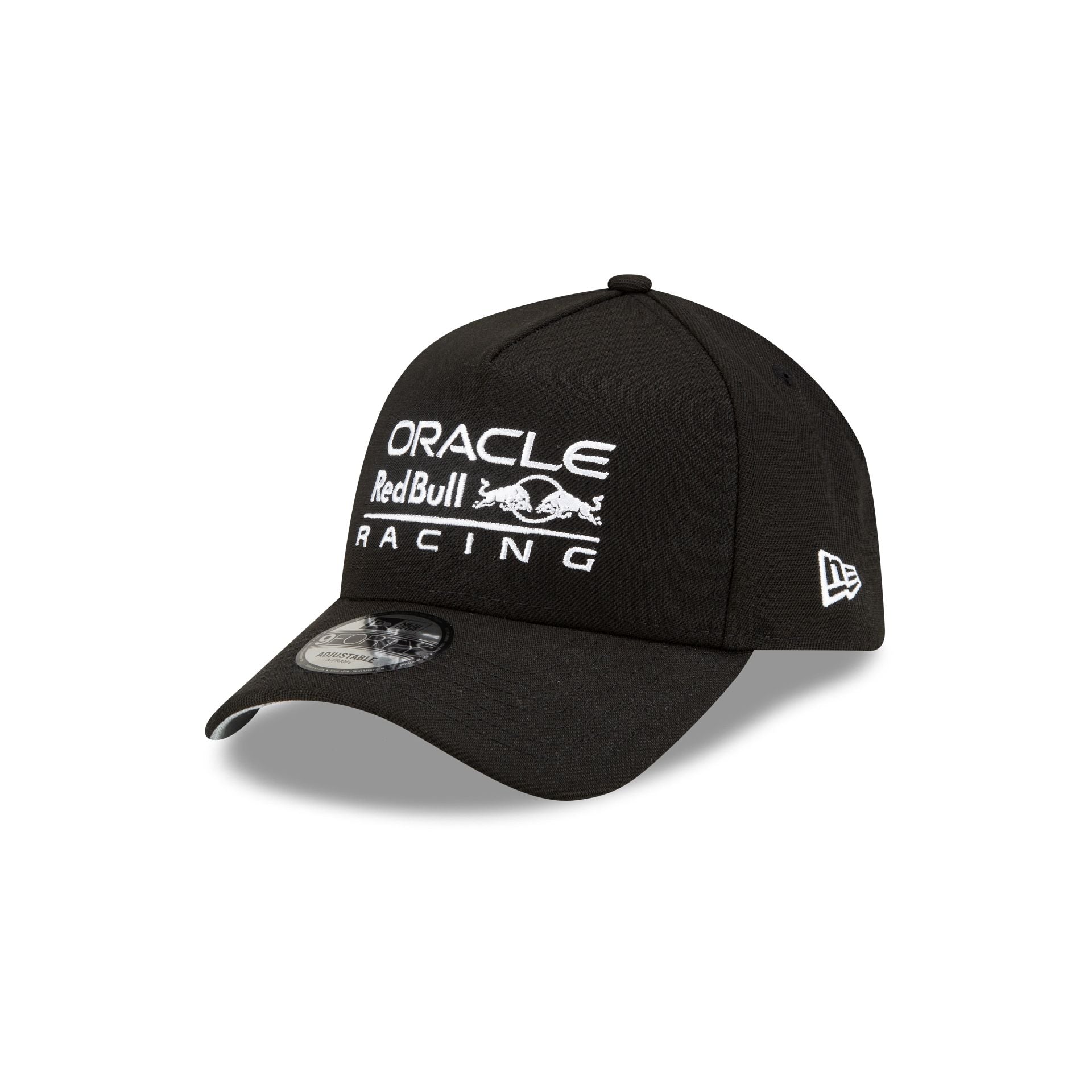 Oracle Red Bull Racing Essential White Script 9FORTY A-Frame Snapback Hat