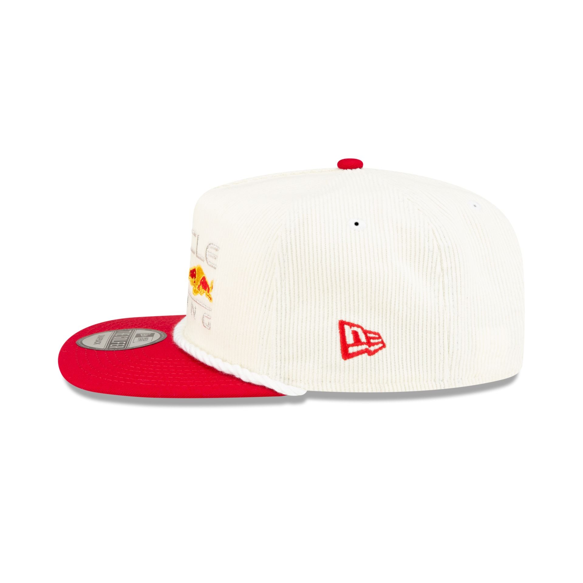 Oracle Red Bull Racing Essential White Corduroy Golfer Hat