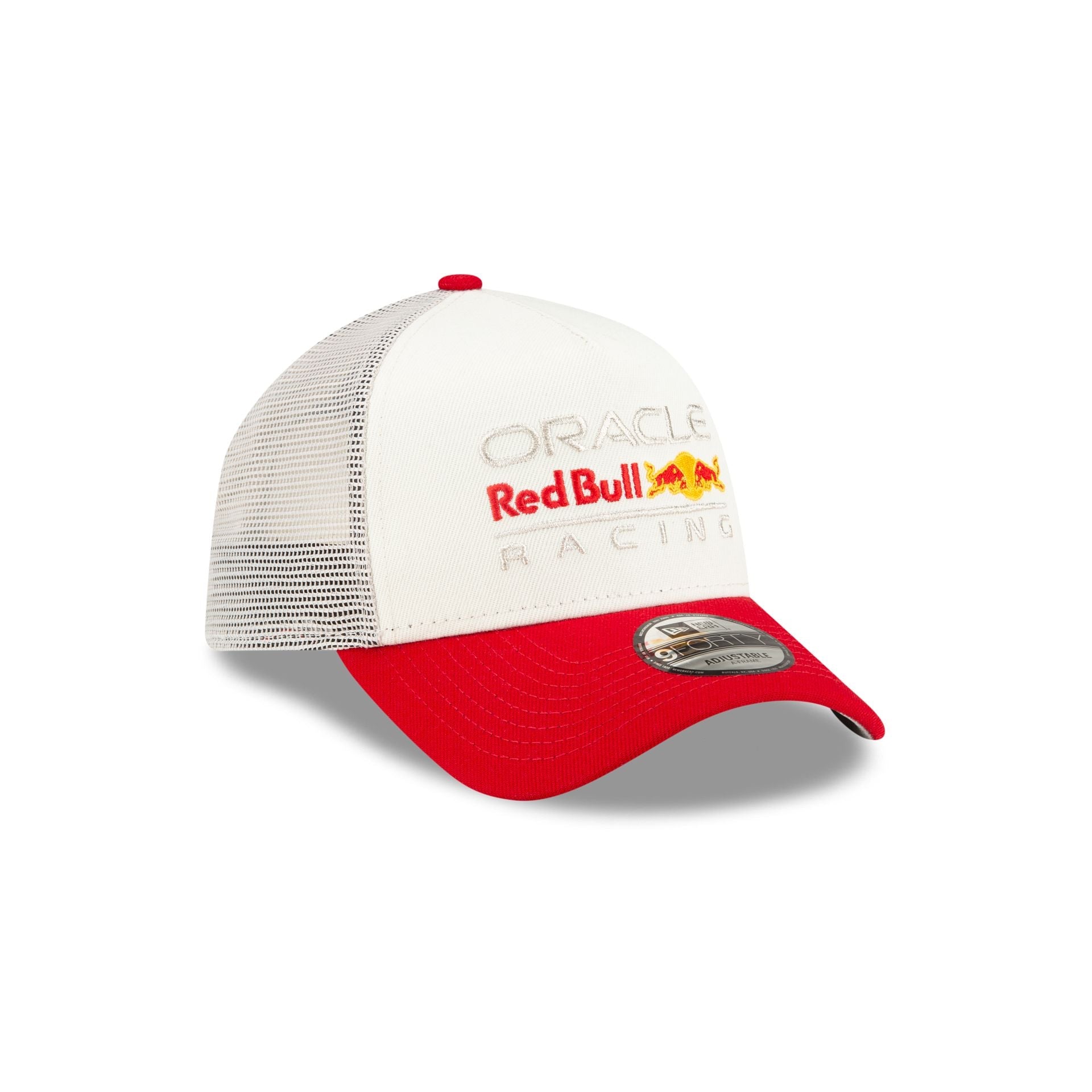Oracle Red Bull Racing Essential White 9FORTY A-Frame Trucker Hat