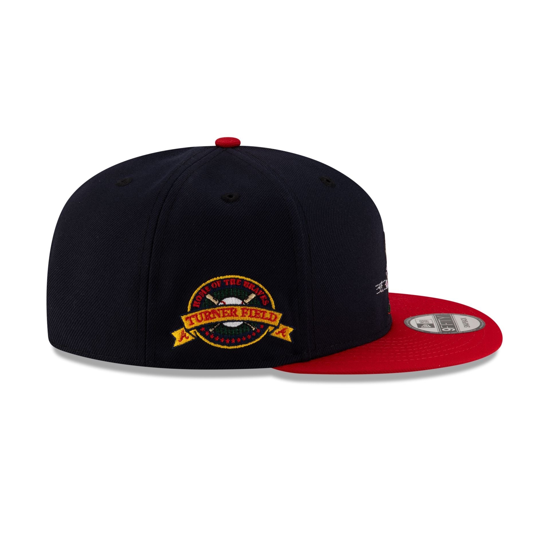Atlanta Braves Mascot Navy 9FIFTY Snapback Hat