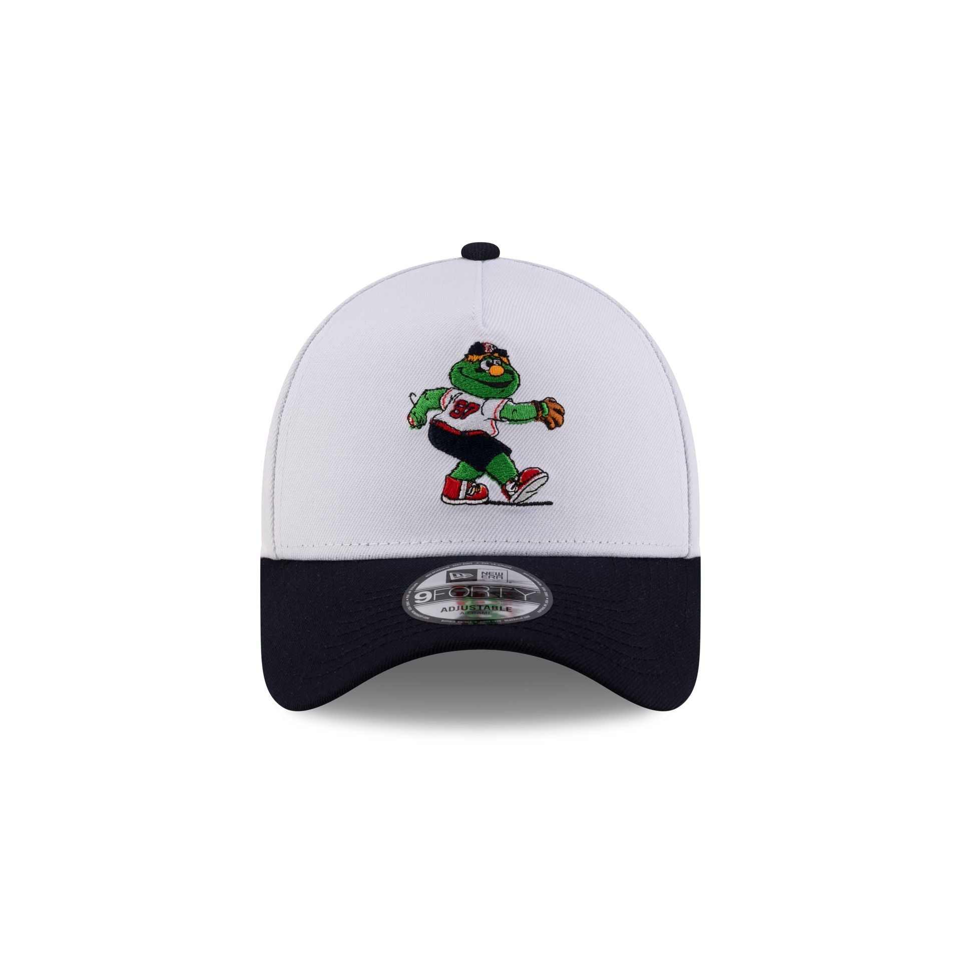 Boston Red Sox Mascot White 9FORTY A-Frame Snapback Hat