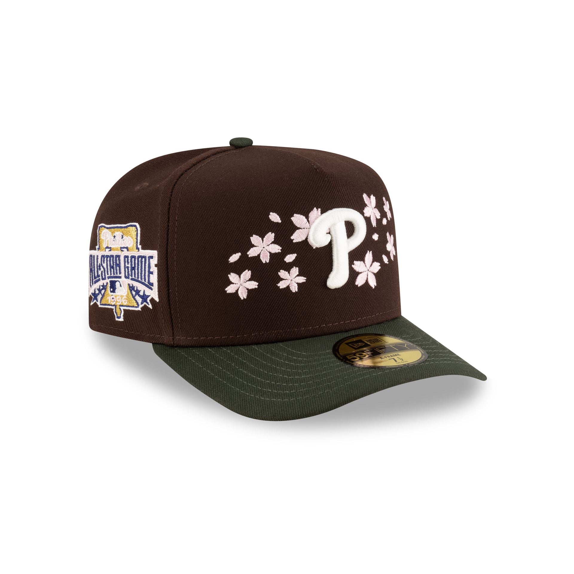 Just Caps Cherry Blossom Philadelphia Phillies 59FIFTY A-Frame Fitted Hat