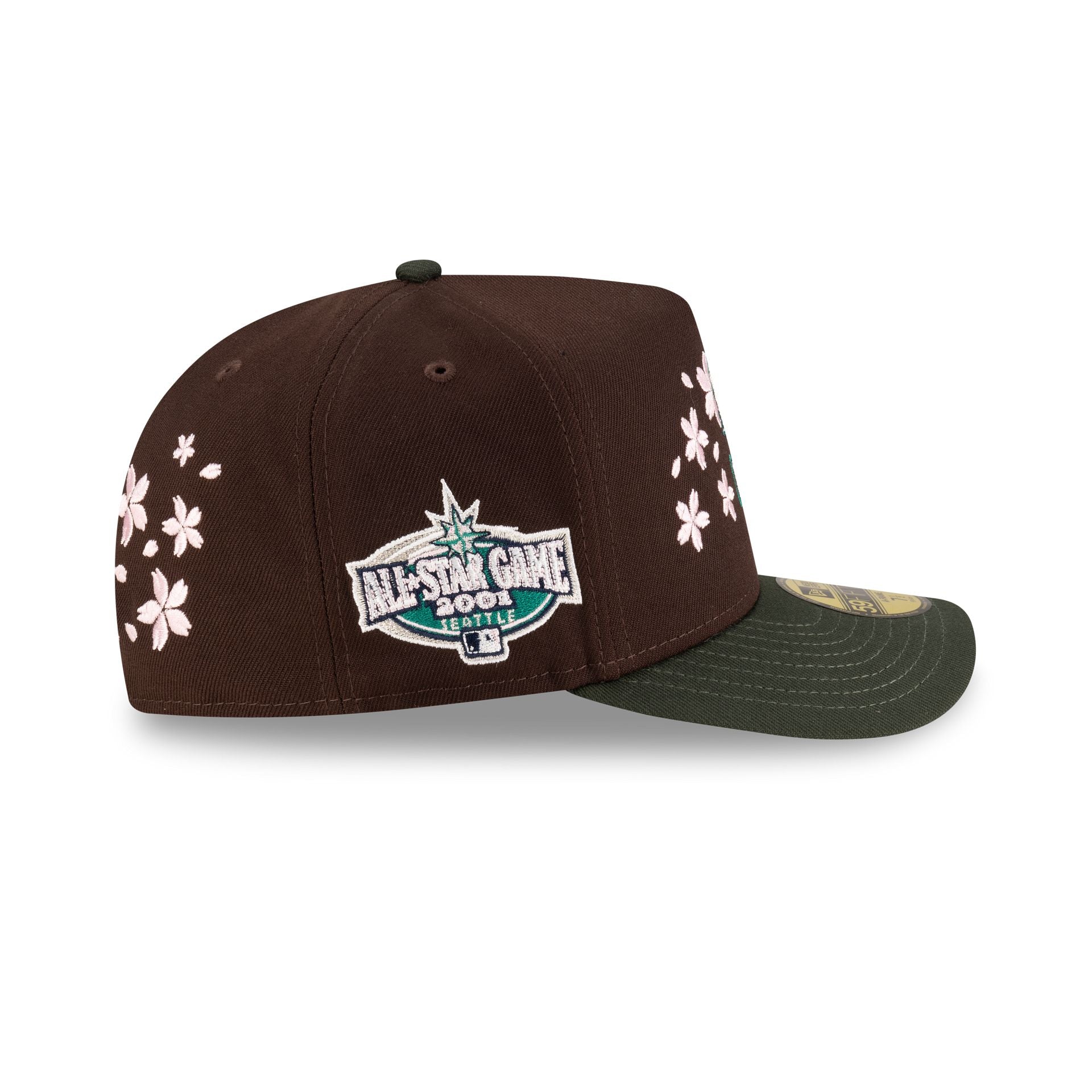 Just Caps Cherry Blossom Seattle Mariners 59FIFTY A-Frame Fitted Hat