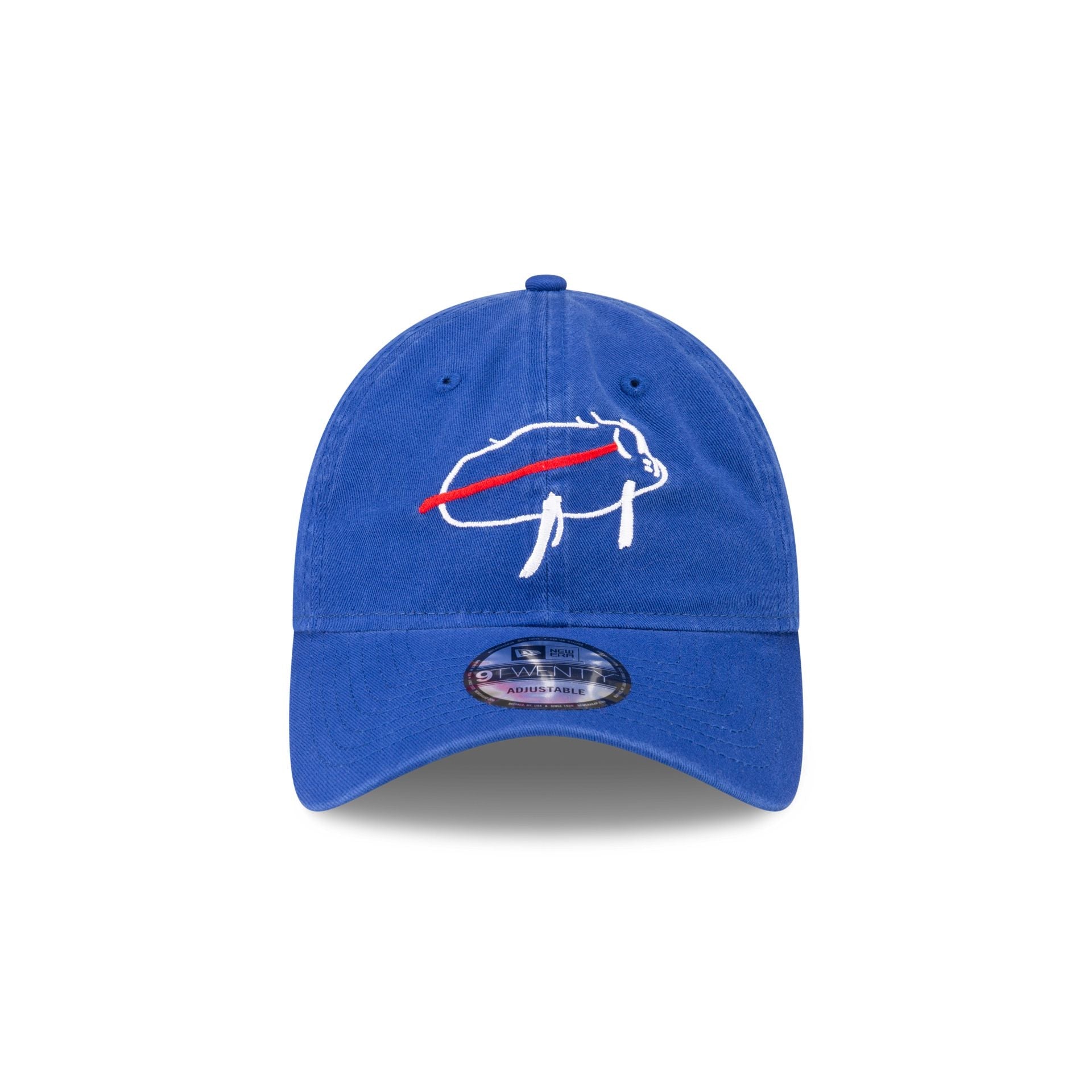 Buffalo Bills Billustration Blue 9TWENTY Adjustable Hat