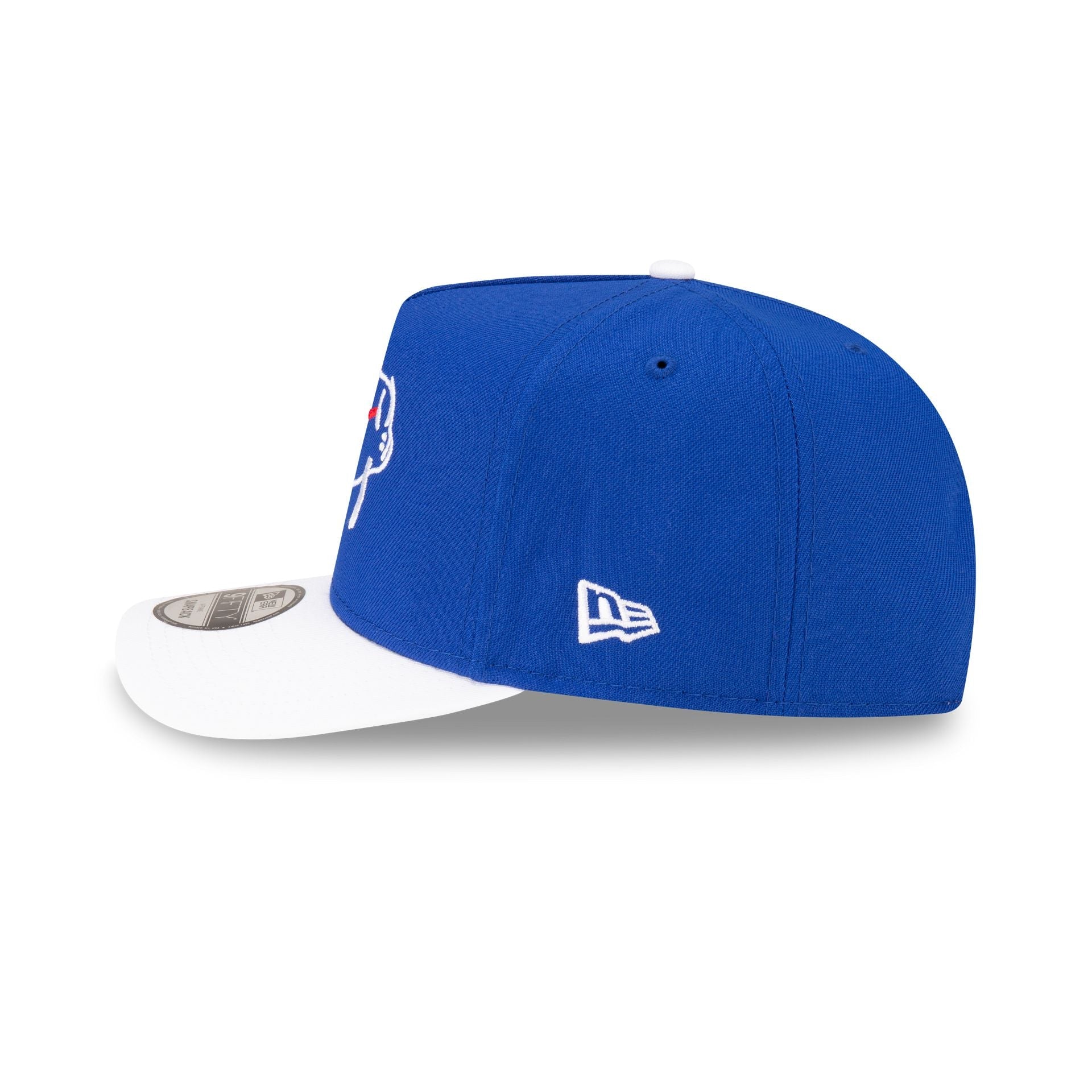 Buffalo Bills Billustration White Visor 9FIFTY A-Frame Snapback Hat