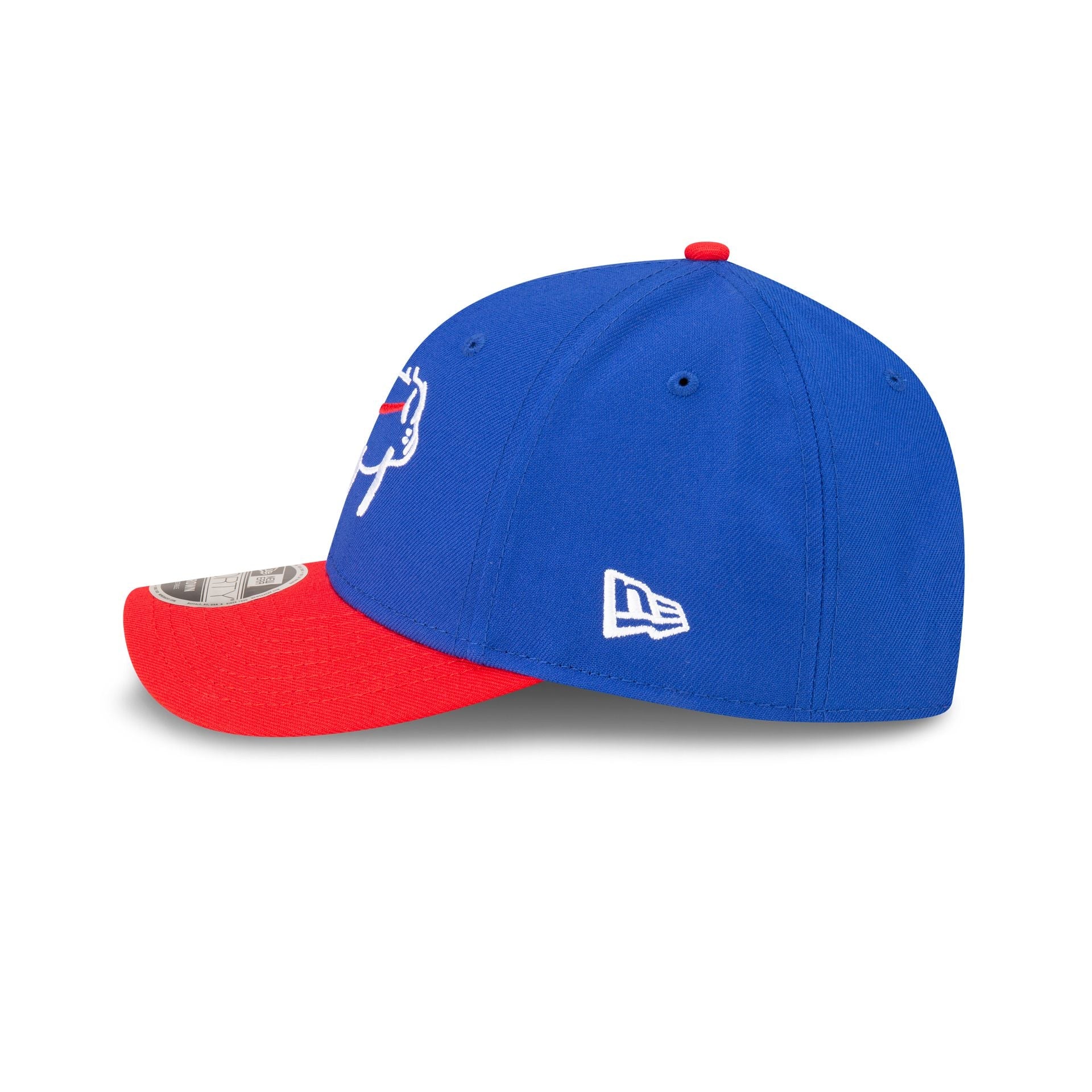 Buffalo Bills Billustration Red Visor 9FORTY M-Crown Snapback Hat