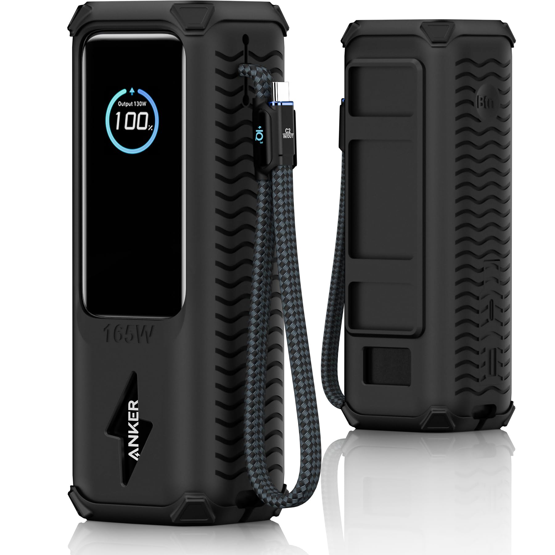 Silicone Protective Case for 25000mAh 165W Laptop Power Bank Shockproof Case Only