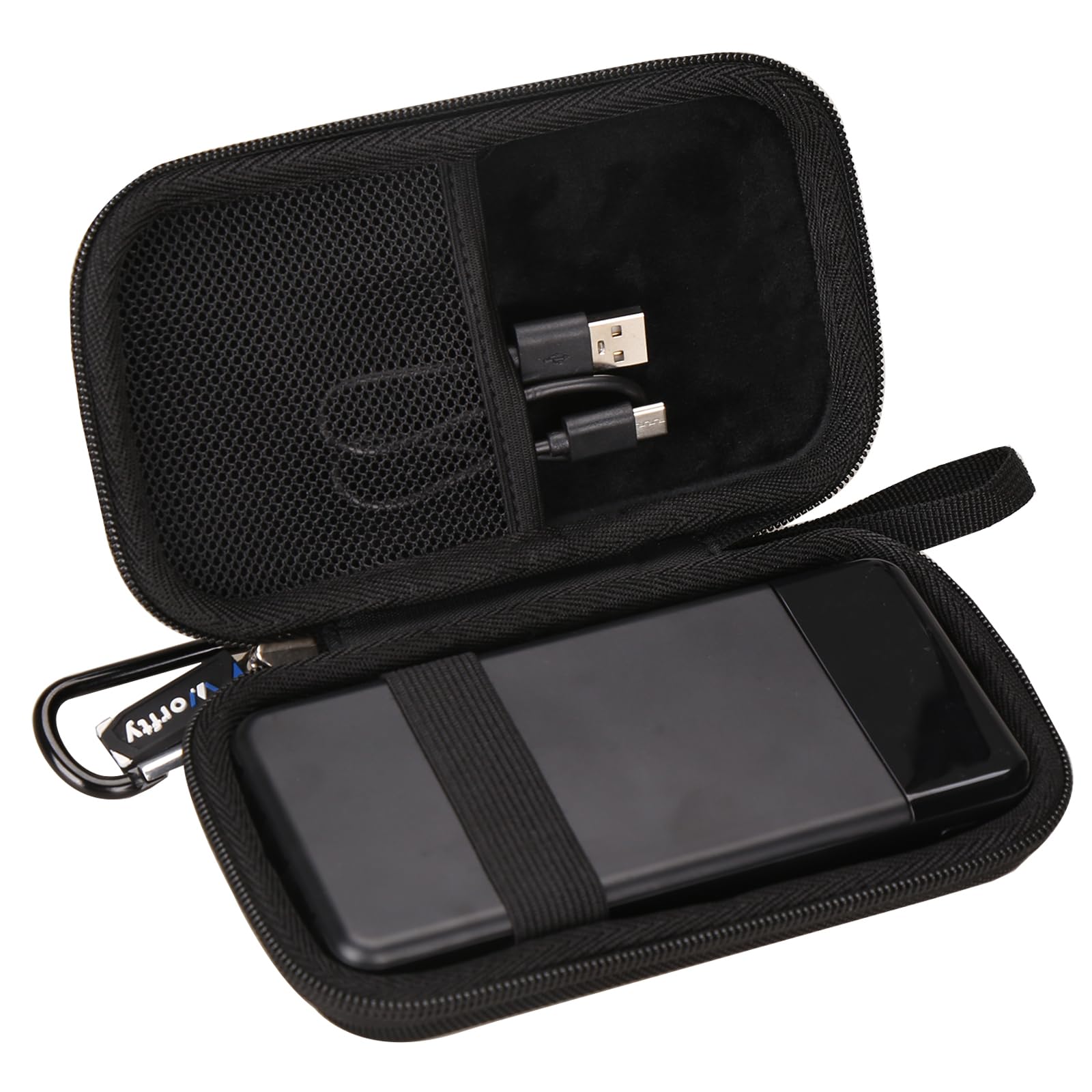 Portable Charger Power Bank Hard Travel Storage Case Purple Only