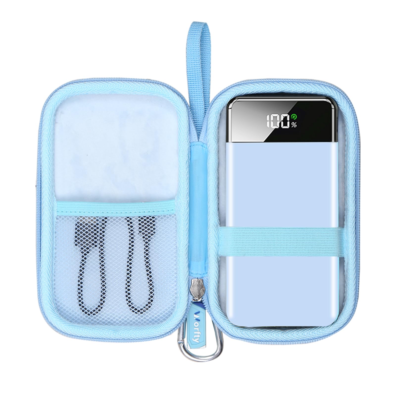 Portable Charger Power Bank Hard Travel Storage Case Purple Only