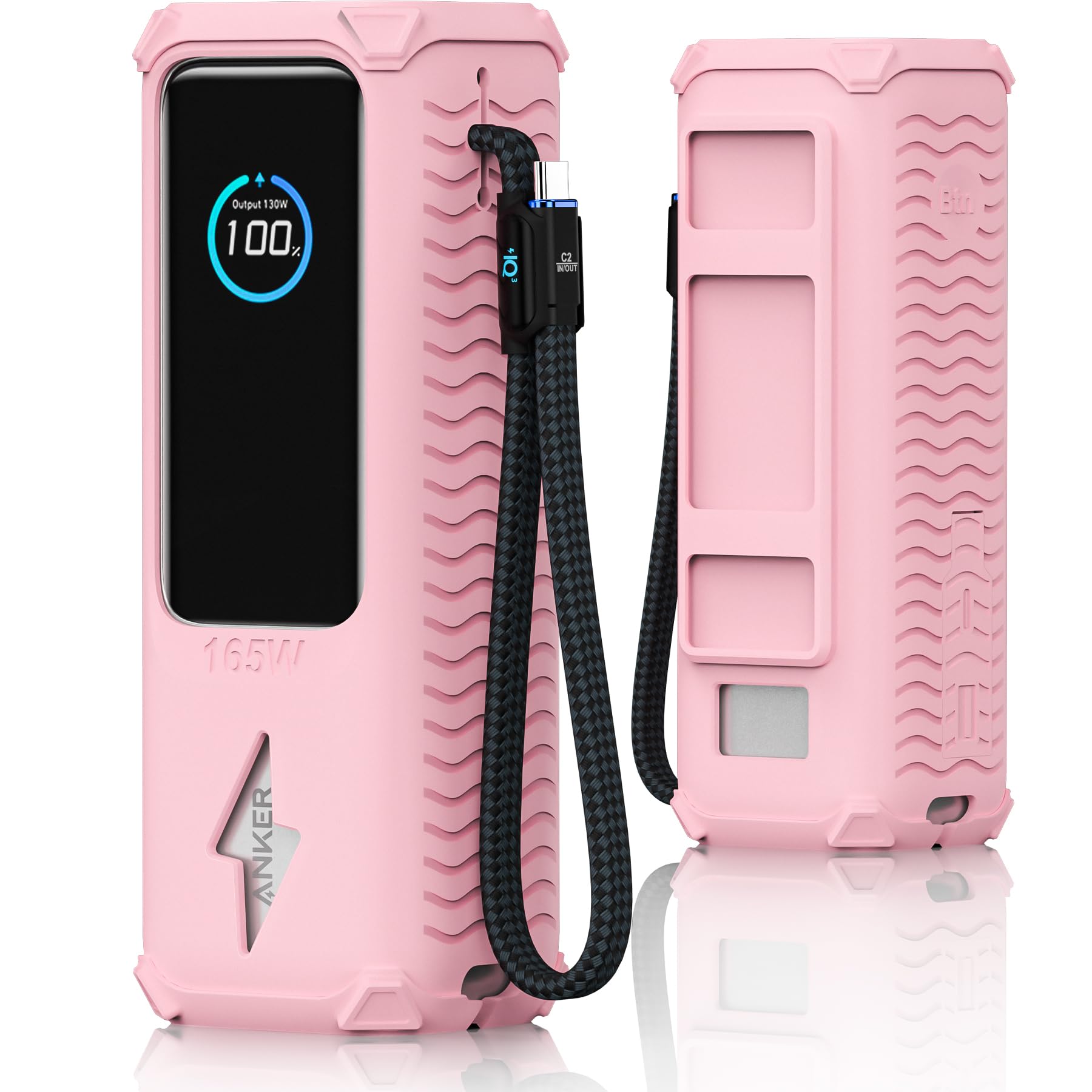 Silicone Protective Case for 25000mAh 165W Laptop Power Bank Shockproof Case Only