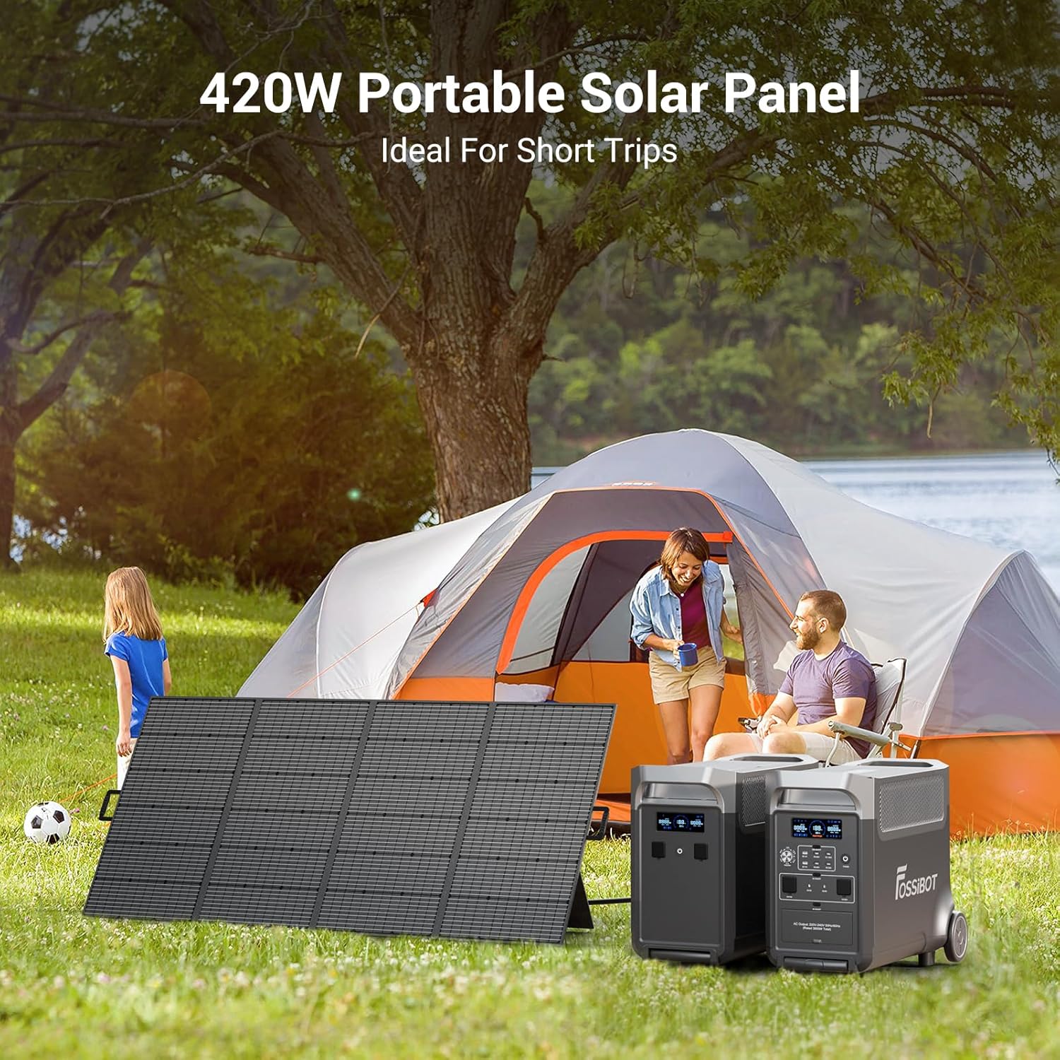 FOSSiBOT SP420 Portable Solar Panel | 420W