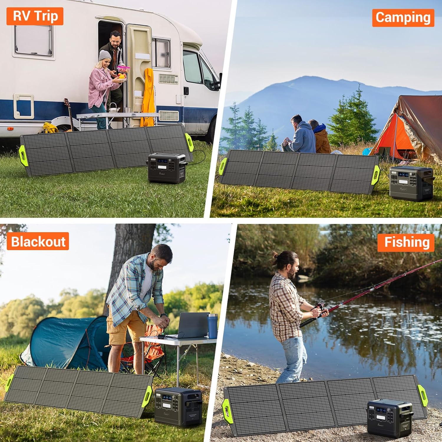 FOSSiBOT SP200 Portable Solar Panel | 200W