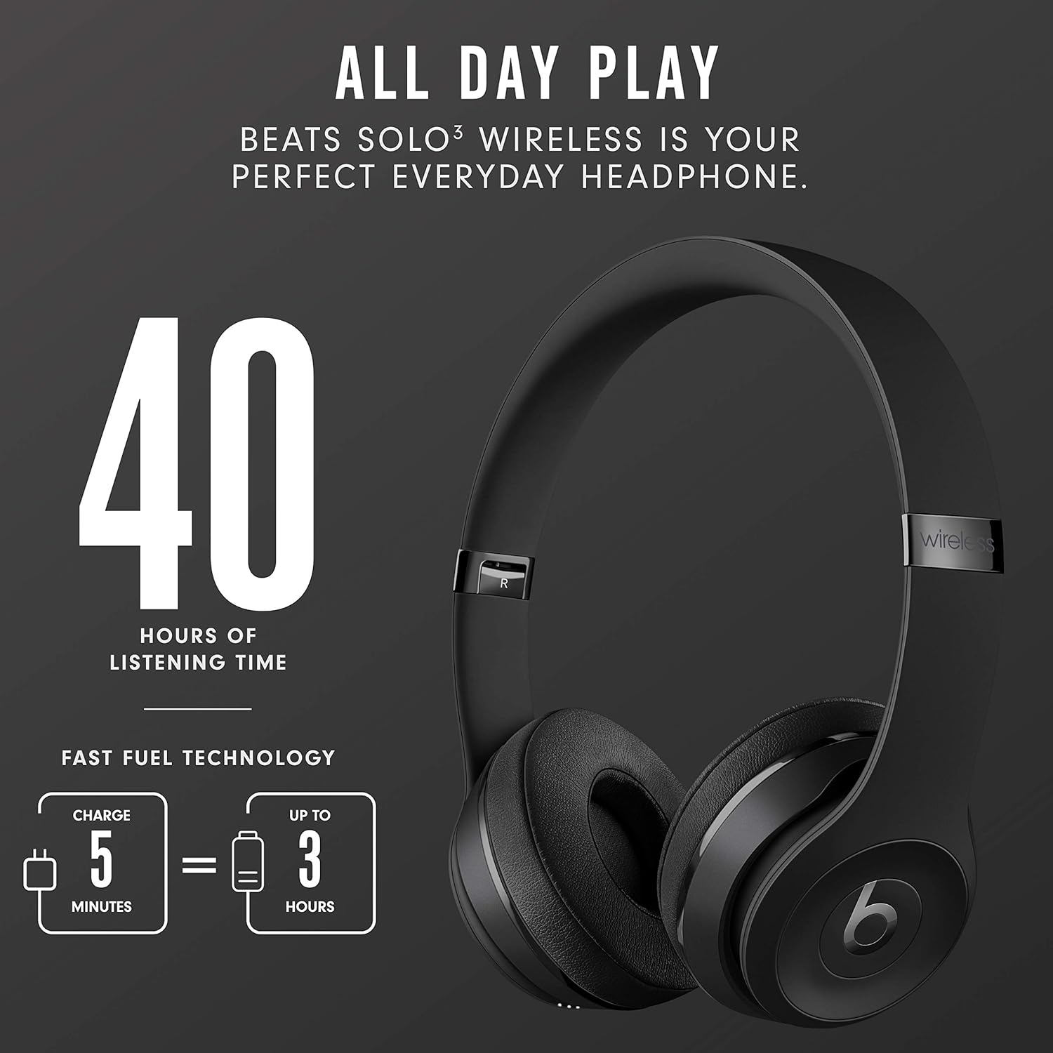 Beats Solo3 On-Ear Bluetooth Headphones