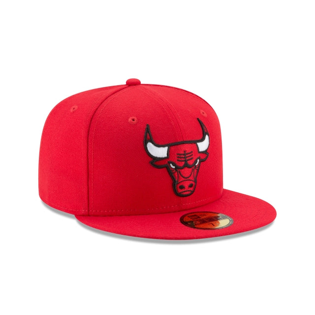 Chicago Bulls Team Color Red 59FIFTY Fitted Hat
